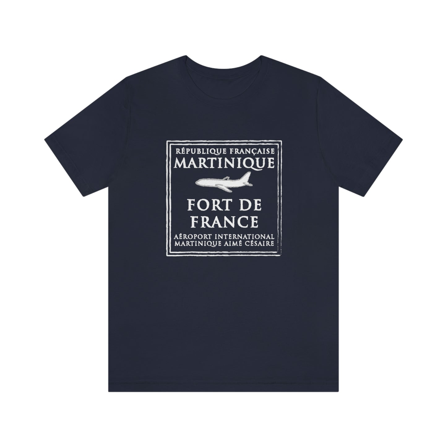 Martinique Passport Stamp Vacation Travel Unisex T-shirt