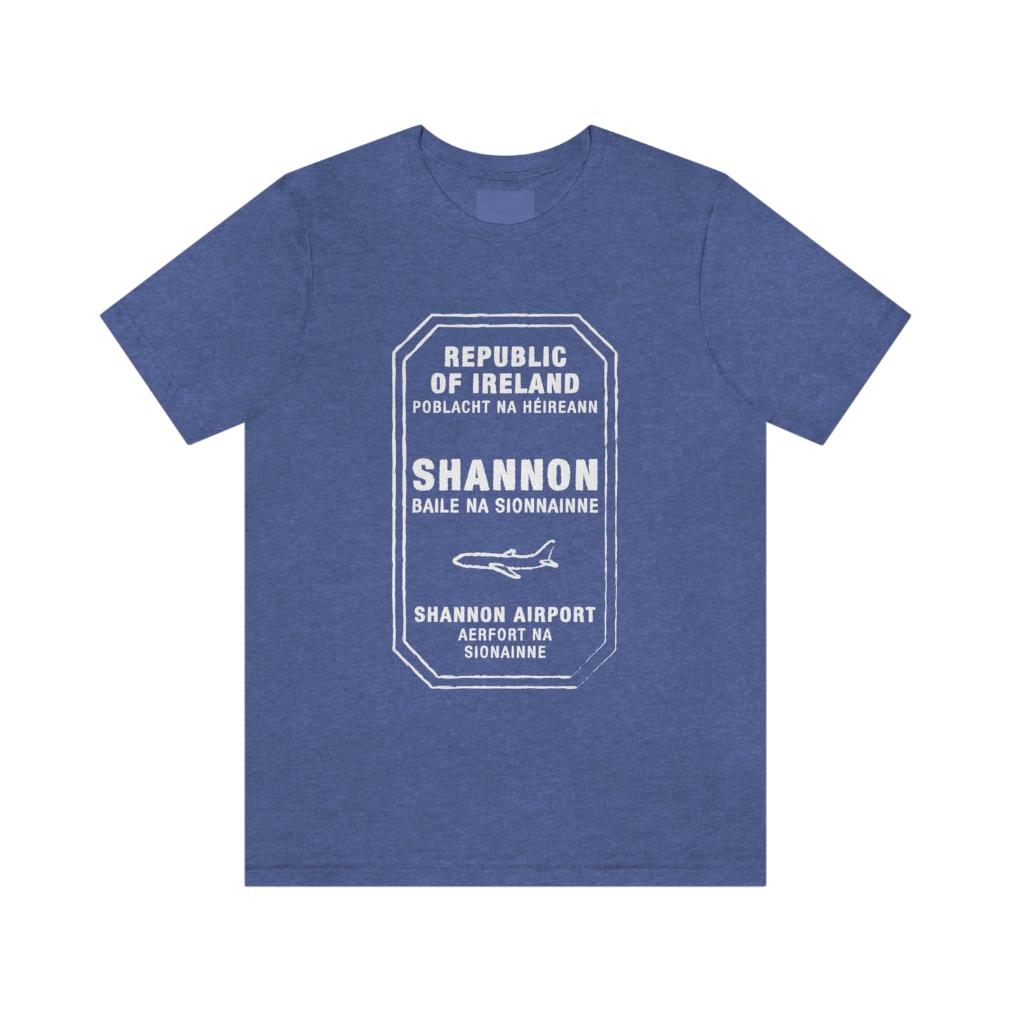 Shannon Ireland Passport Stamp Vacation Travel Unisex T-shirt