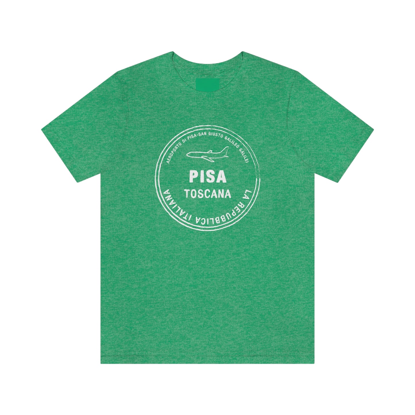 Pisa Italy Passport Stamp Vacation Travel Souvenir Unisex T-shirt