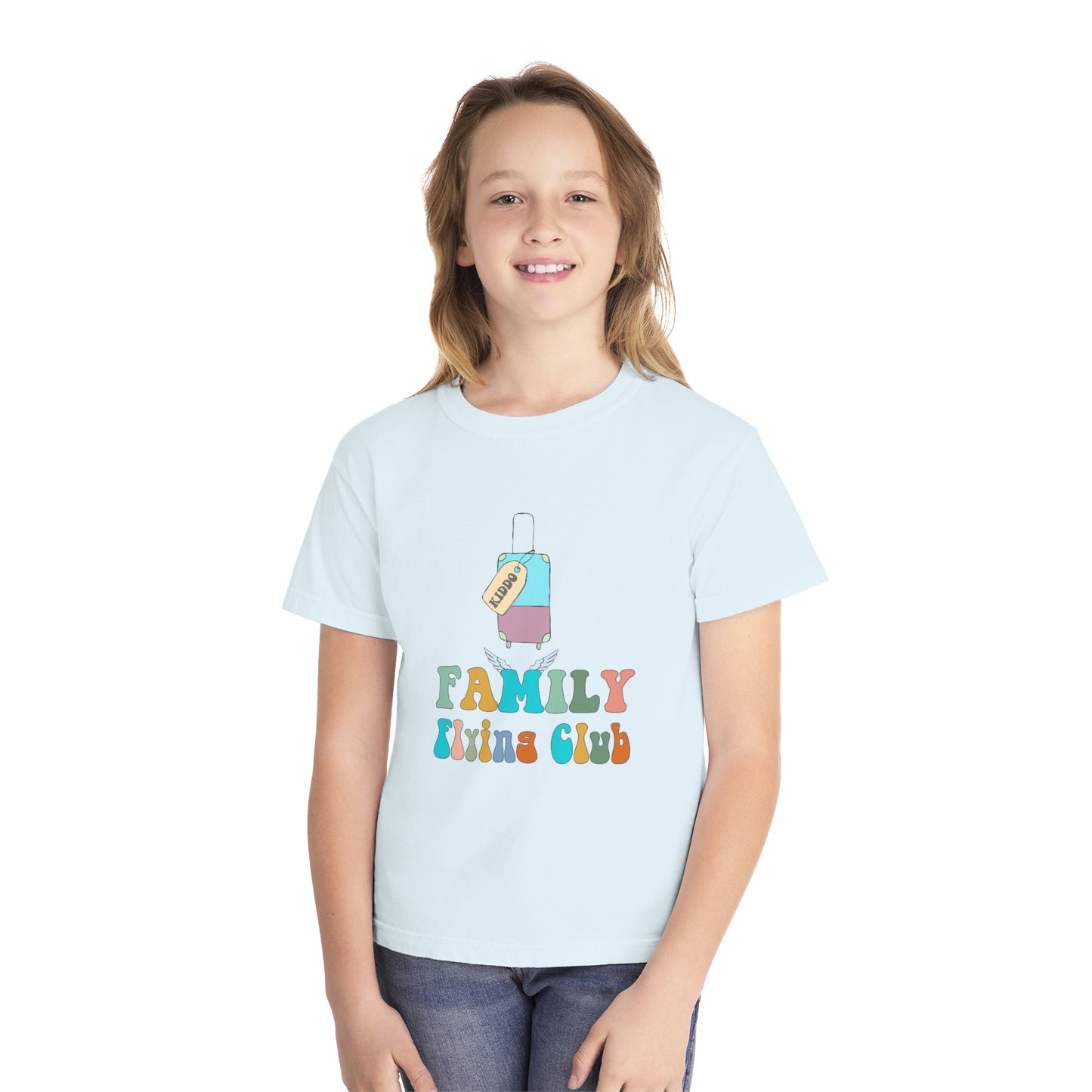 Family Flying Club - Kiddo - Family Matching Shirts - Youth Midweight Tee