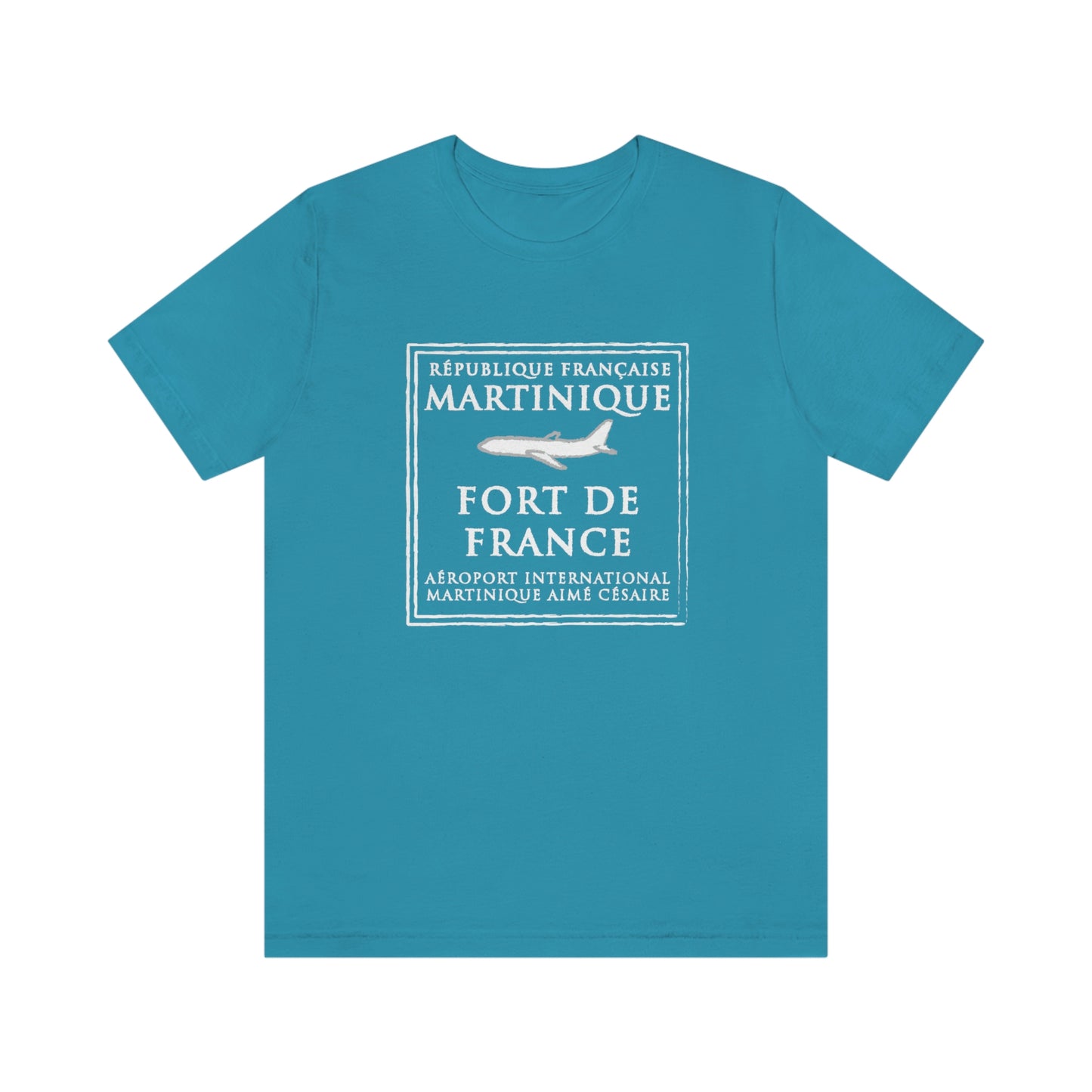 Martinique Passport Stamp Vacation Travel Unisex T-shirt