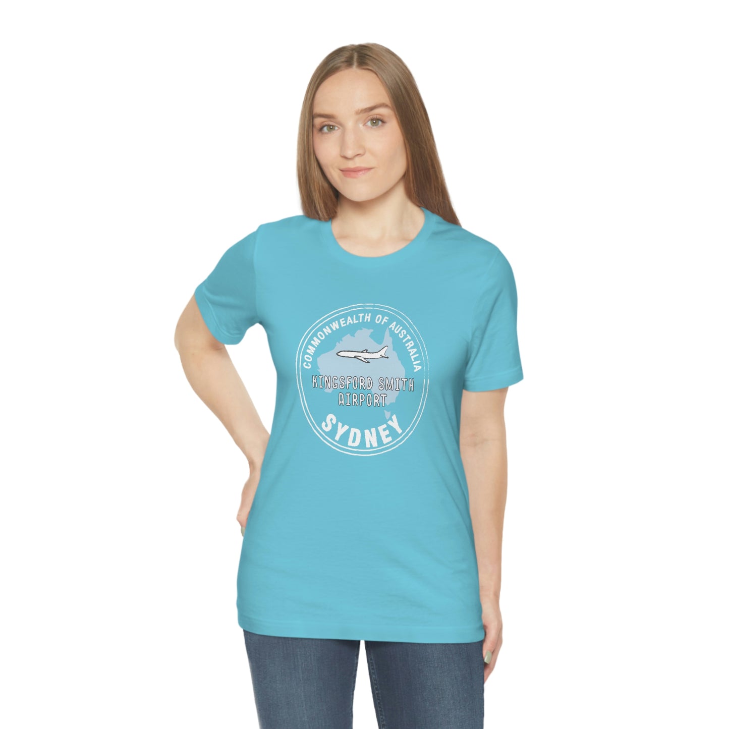 Sydney Australia Passport Stamp Vacation Travel Souvenir Unisex T-shirt