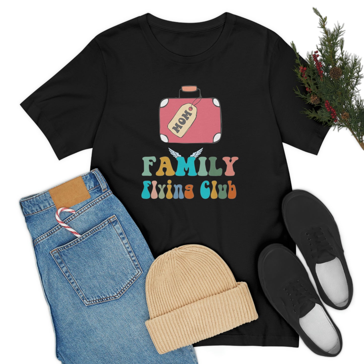 Family Flying Club - Mom - Family Matching Shirt Unisex Tee