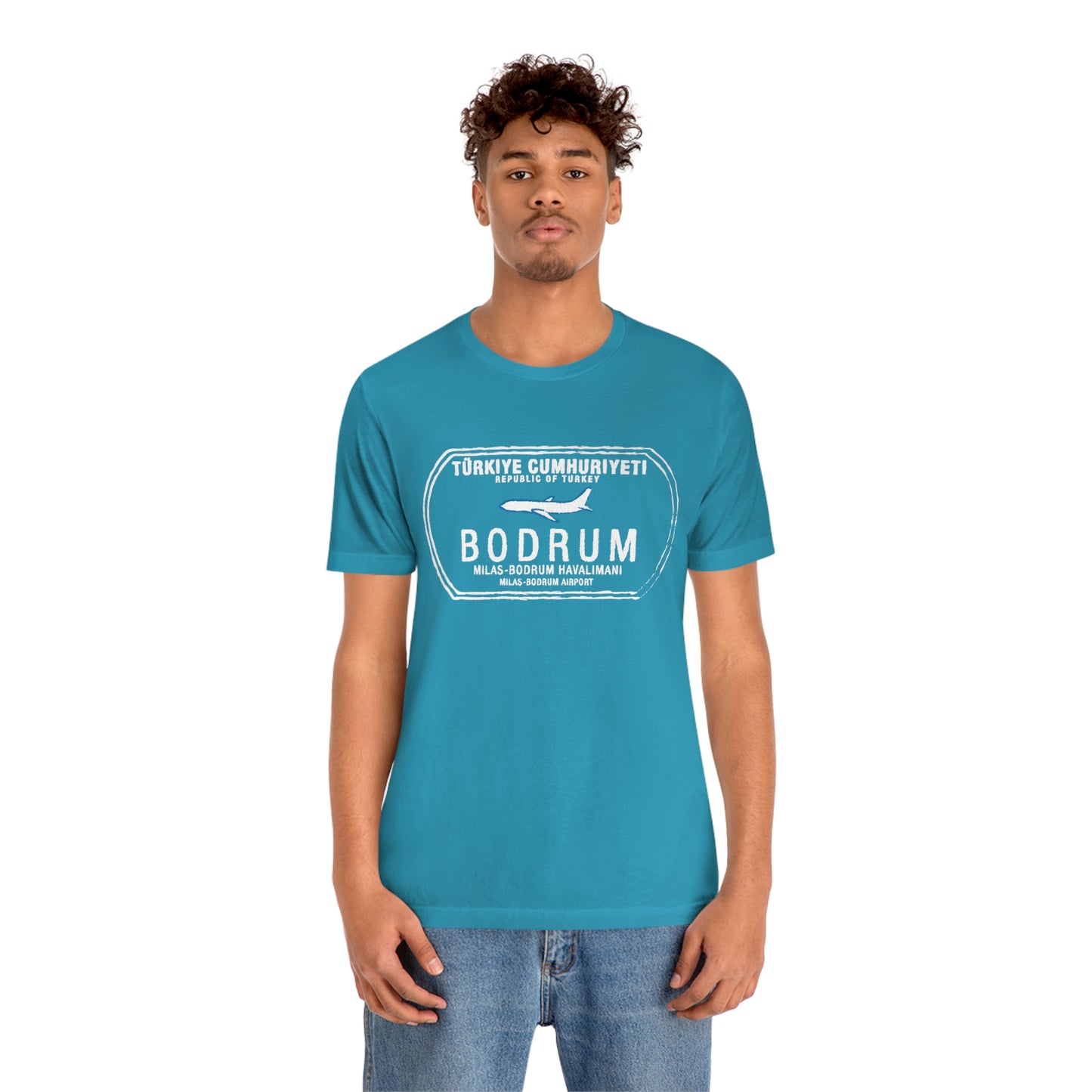 Bodrum Turkey Passport Stamp Vacation Travel Unisex T-shirt