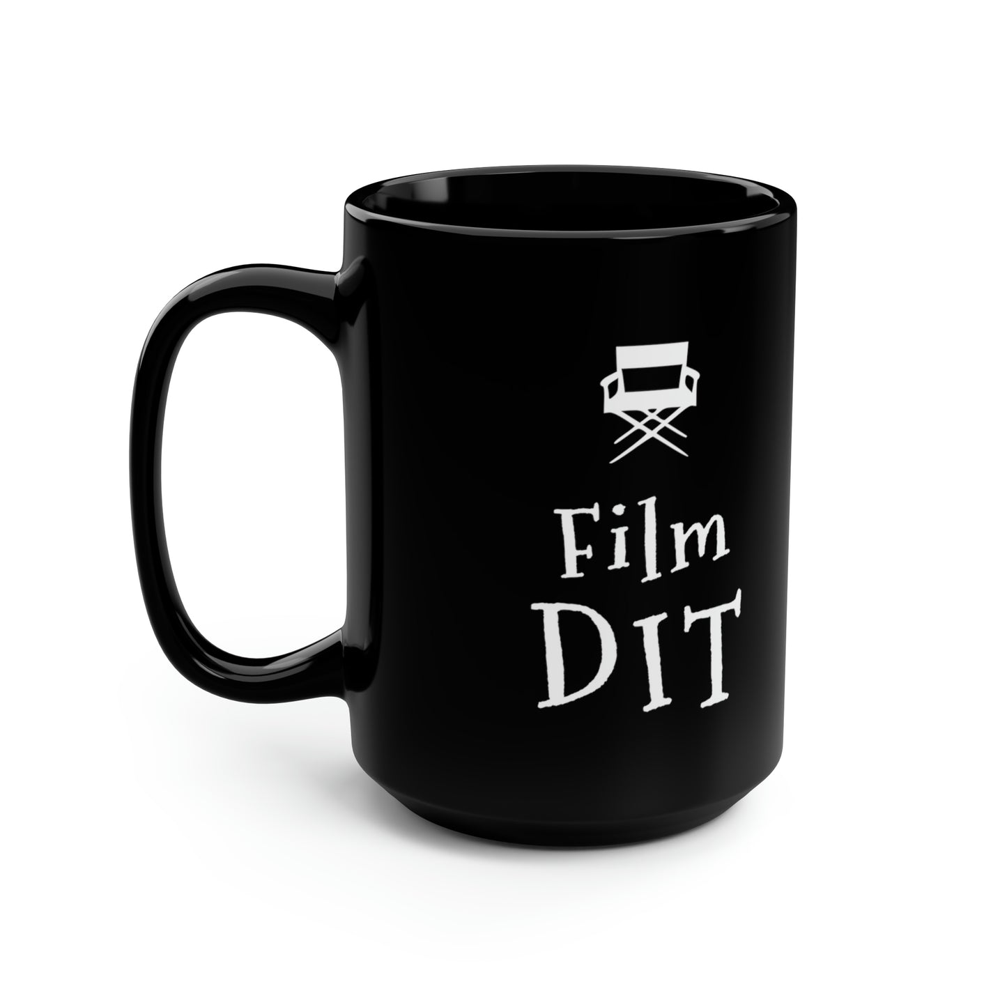 Digital Intermediate Technician (DIT) Coffee or Tea Gift for Movie Lovers and Film Buffs - Black Mug, 15oz