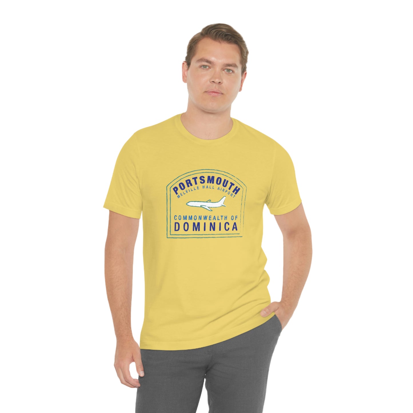 Portsmouth Dominica Passport Stamp Vacation Travel Unisex T-shirt