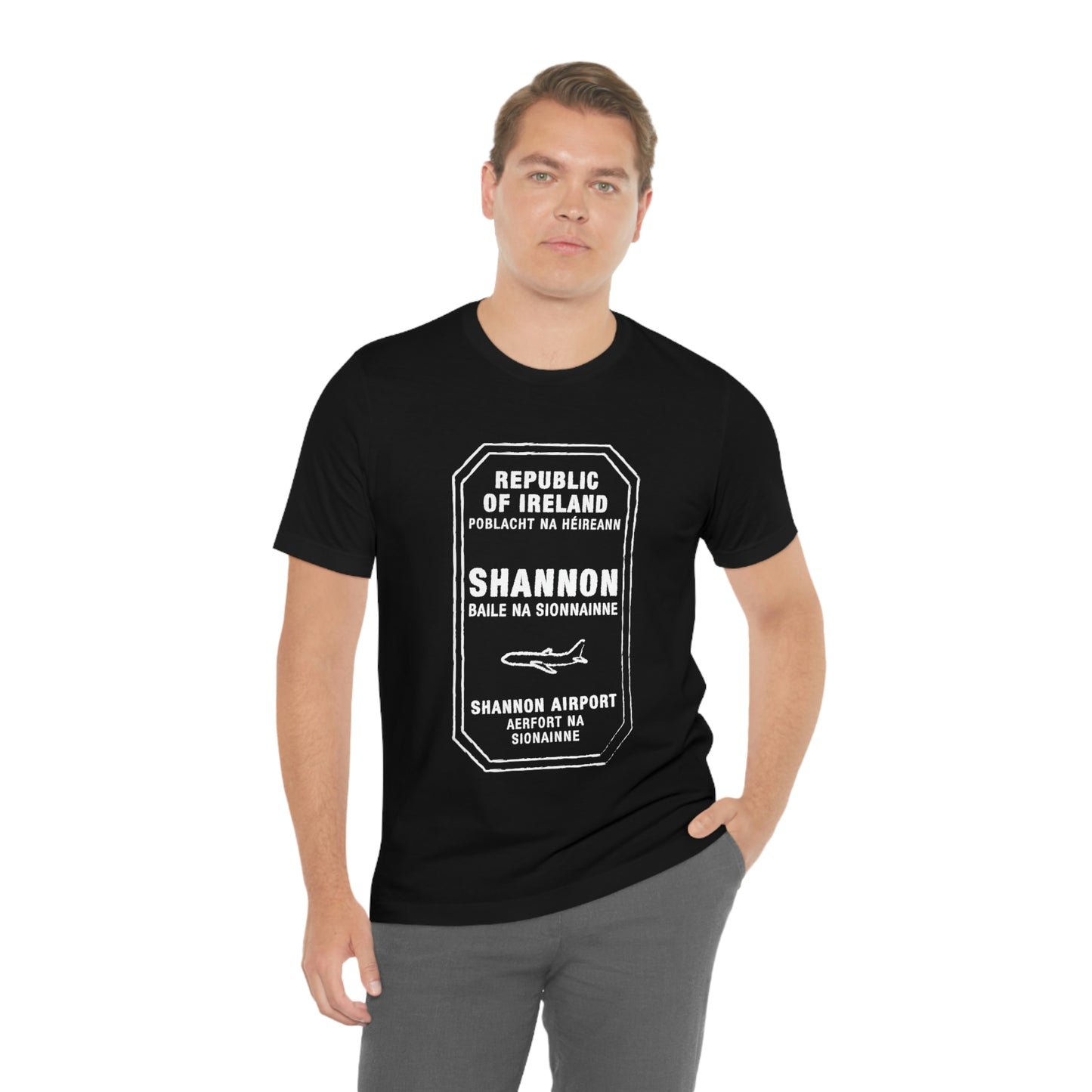 Shannon Ireland Passport Stamp Vacation Travel Unisex T-shirt