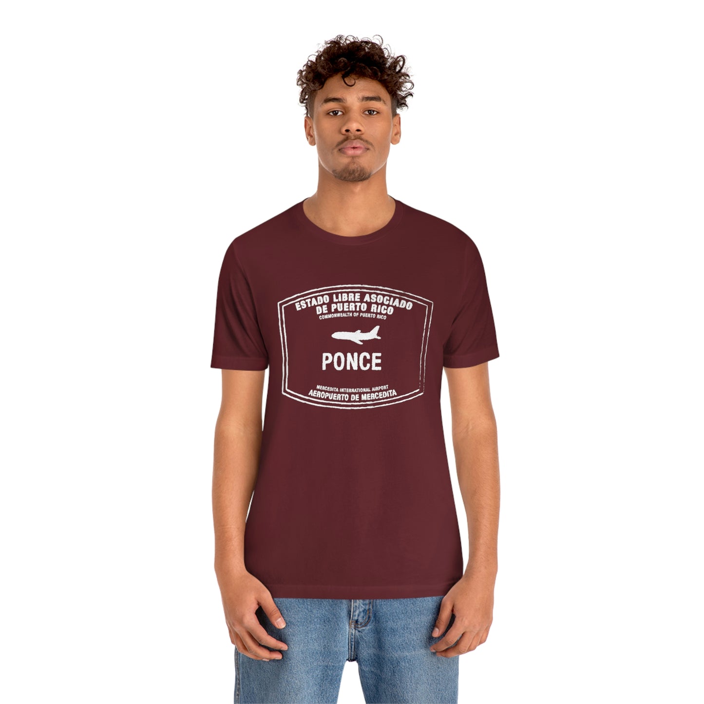 Ponce Puerto Rico Passport Stamp Vacation Travel Unisex T-shirt