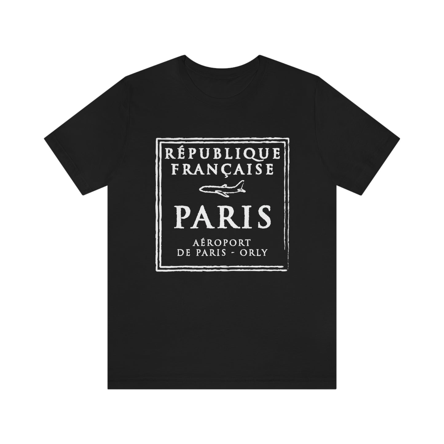 Paris France Passport Stamp Vacation Travel Souvenir Unisex T-shirt