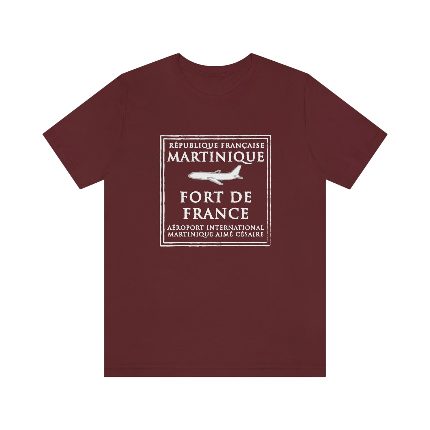 Martinique Passport Stamp Vacation Travel Unisex T-shirt