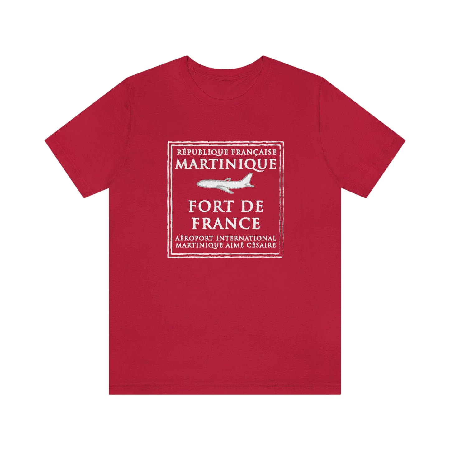 Martinique Passport Stamp Vacation Travel Unisex T-shirt