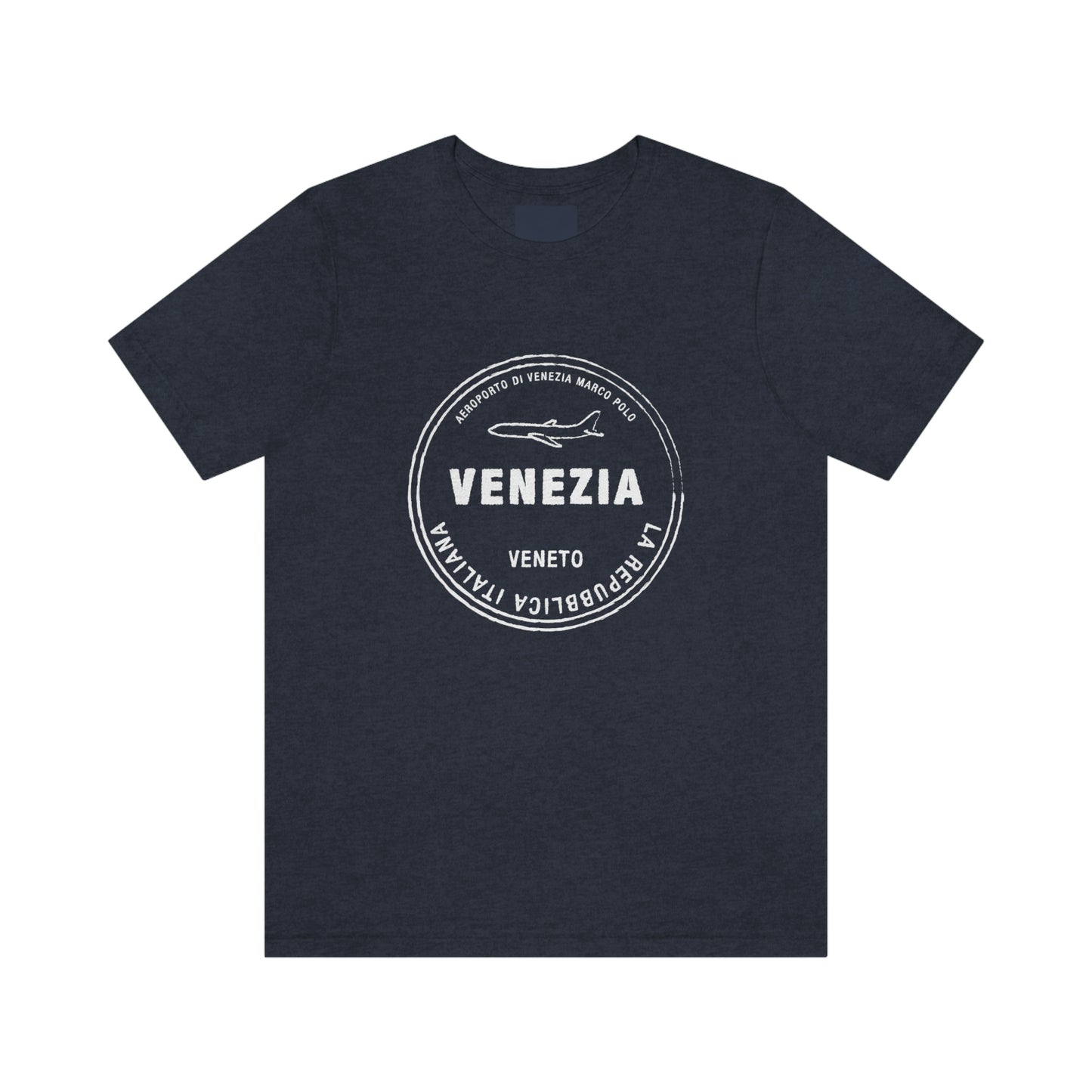 Venice Italy Passport Stamp Holiday Travel Souvenir Unisex T-shirt