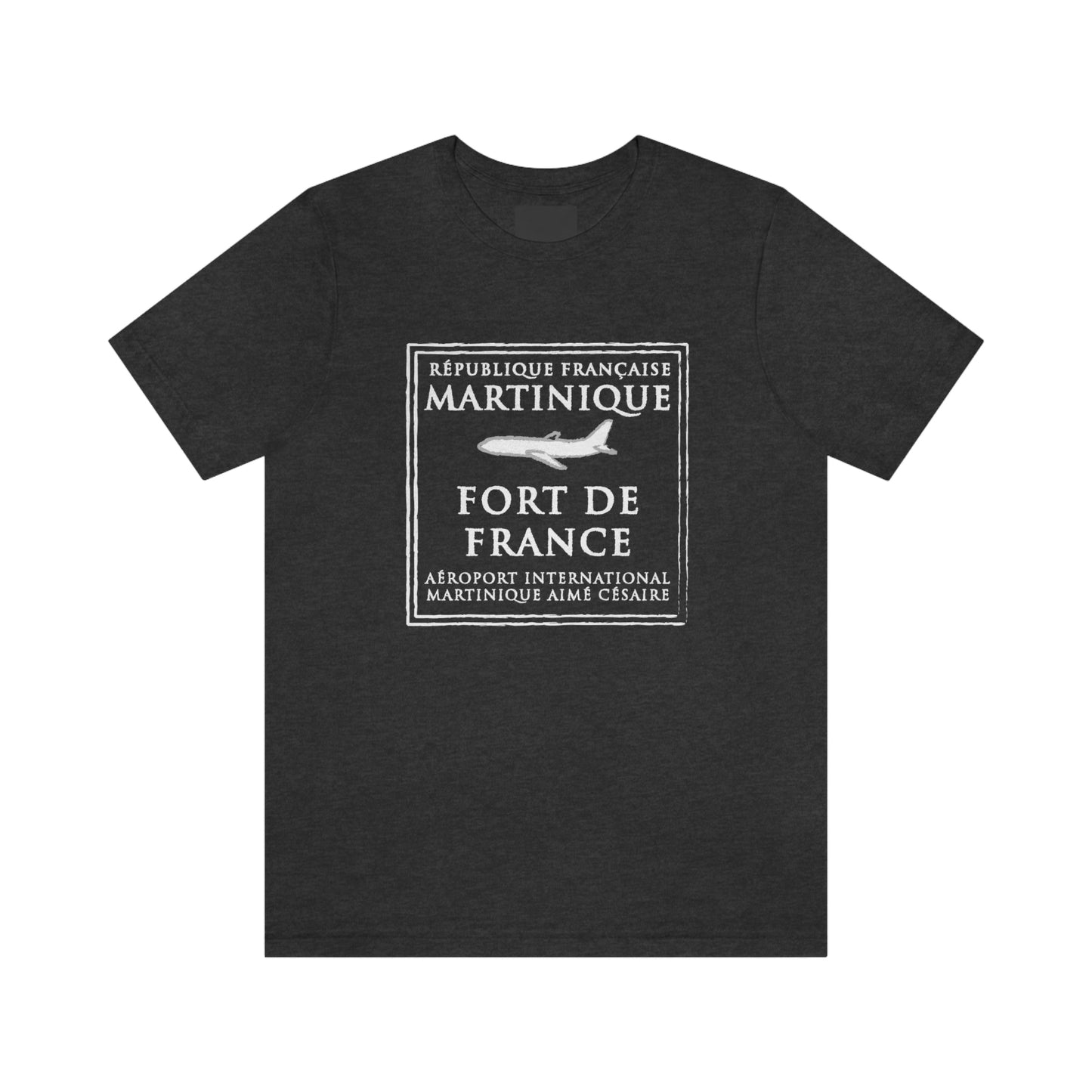 Martinique Passport Stamp Vacation Travel Unisex T-shirt