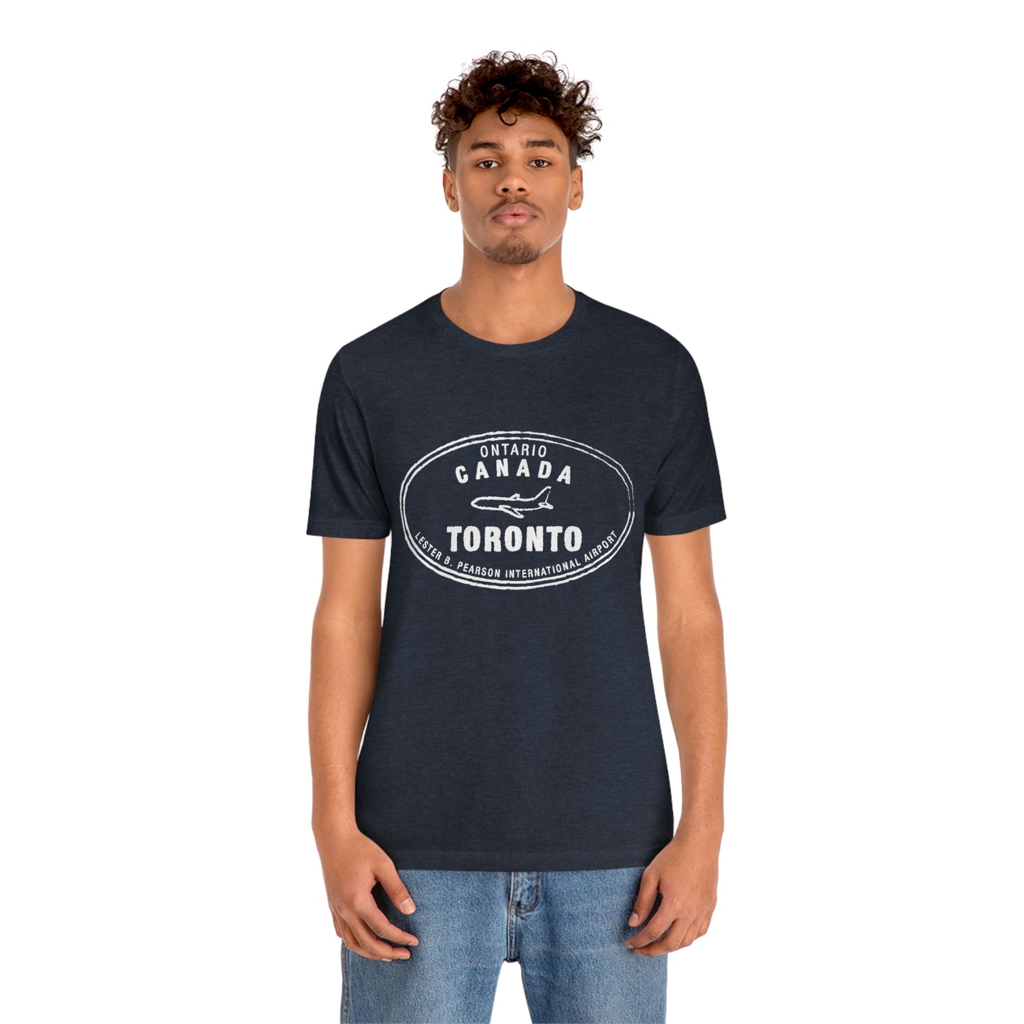 Toronto ON Canada Passport Stamp Vacation Travel Souvenir Unisex T-shirt