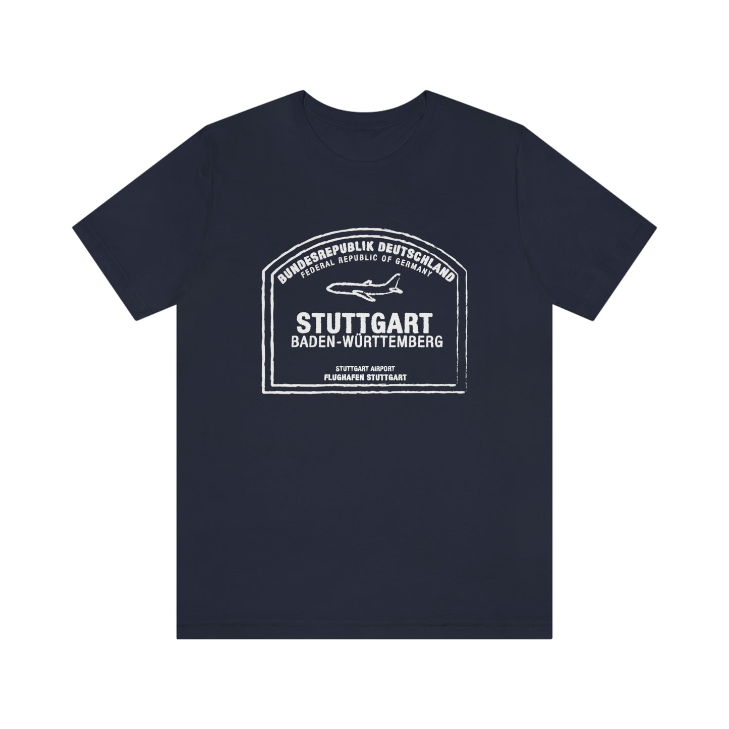 Stuttgart Germany Passport Stamp Vacation Travel Unisex T-shirt