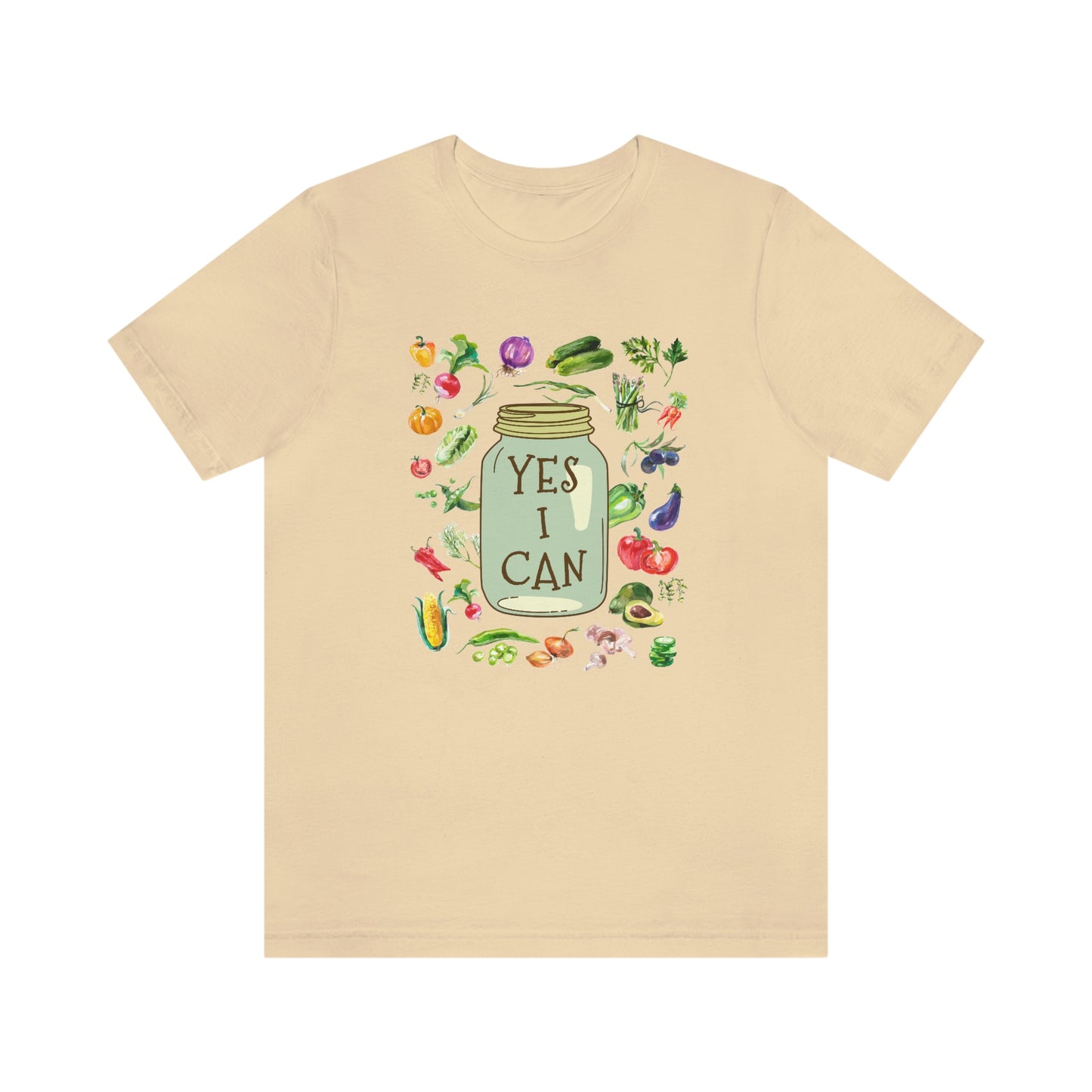 Yes I Can - Canning Design for Garden Farmers T-Shirt Unisex