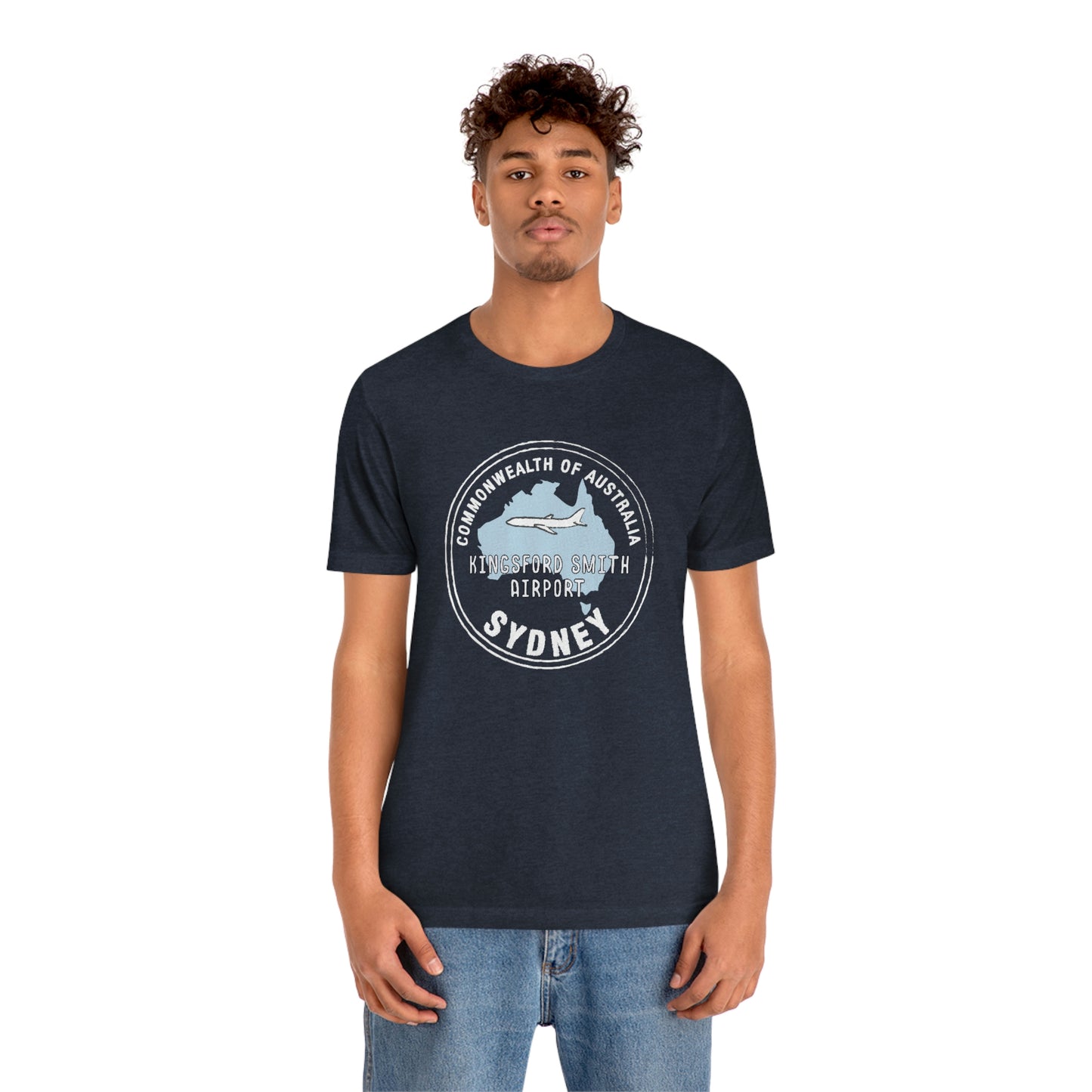 Sydney Australia Passport Stamp Vacation Travel Souvenir Unisex T-shirt