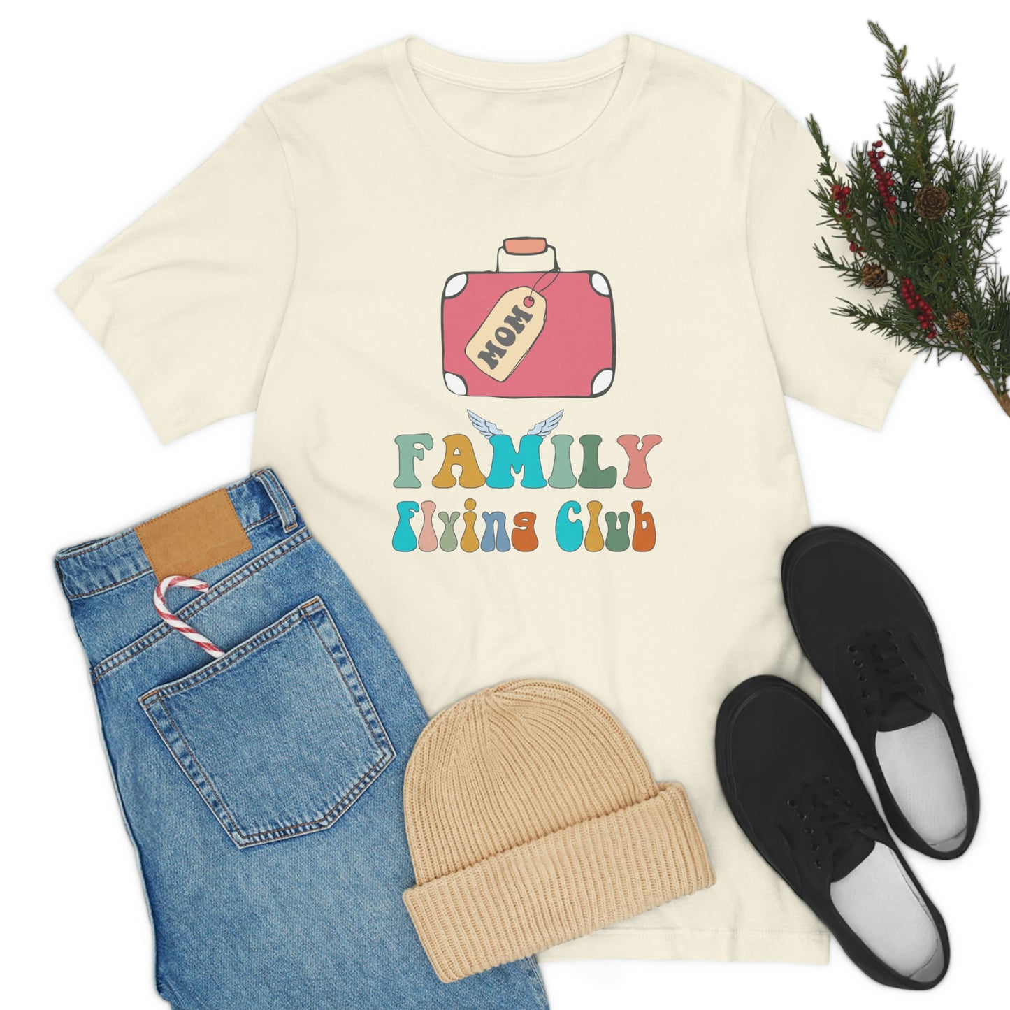 Family Flying Club - Mom - Family Matching Shirt Unisex Tee