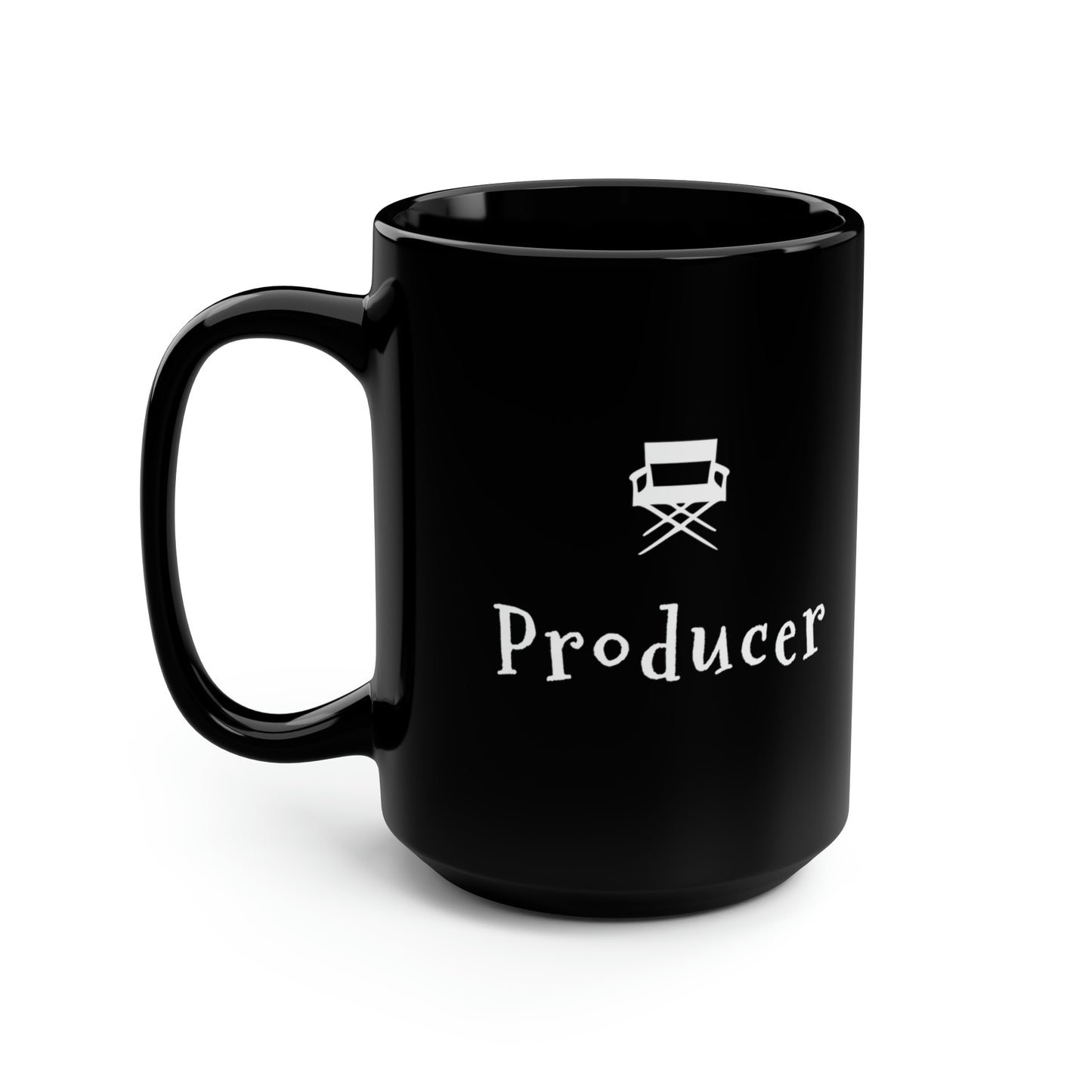 Film Producer Coffee or Tea Gift for Movie Lovers and Film Buffs - Black Mug, 15oz