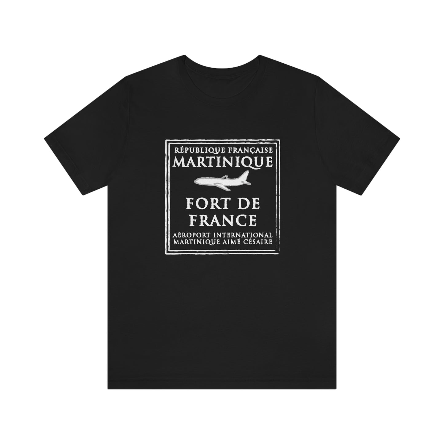 Martinique Passport Stamp Vacation Travel Unisex T-shirt