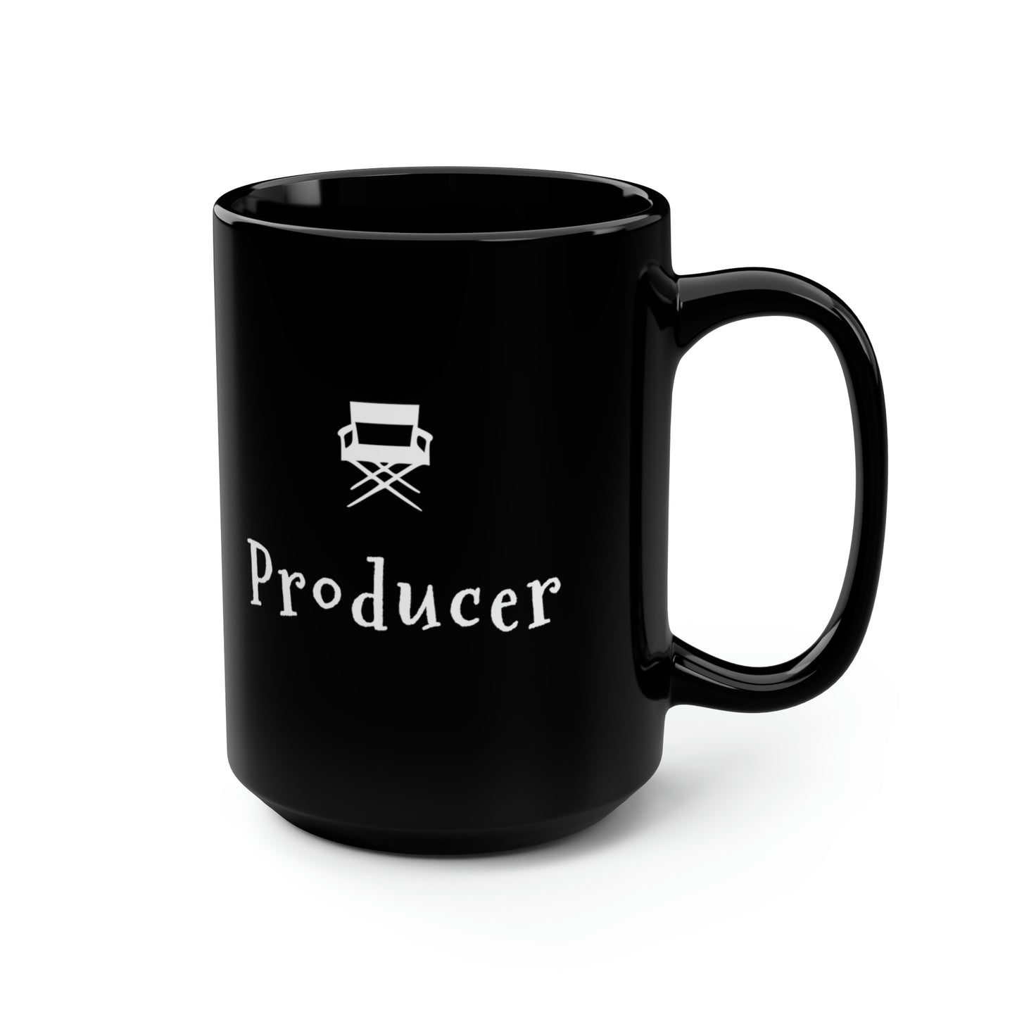 Film Producer Coffee or Tea Gift for Movie Lovers and Film Buffs - Black Mug, 15oz