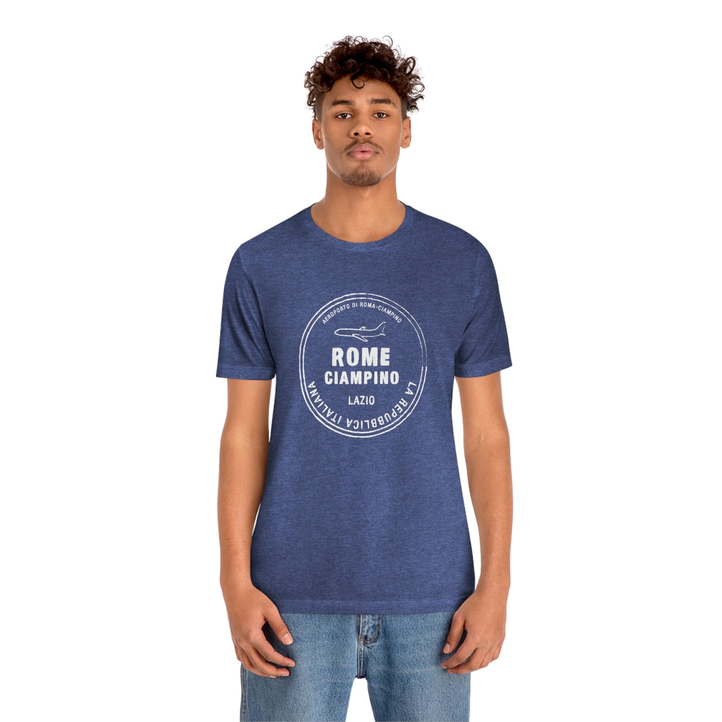 Rome Italy Passport Stamp Vacation Travel Unisex T-shirt