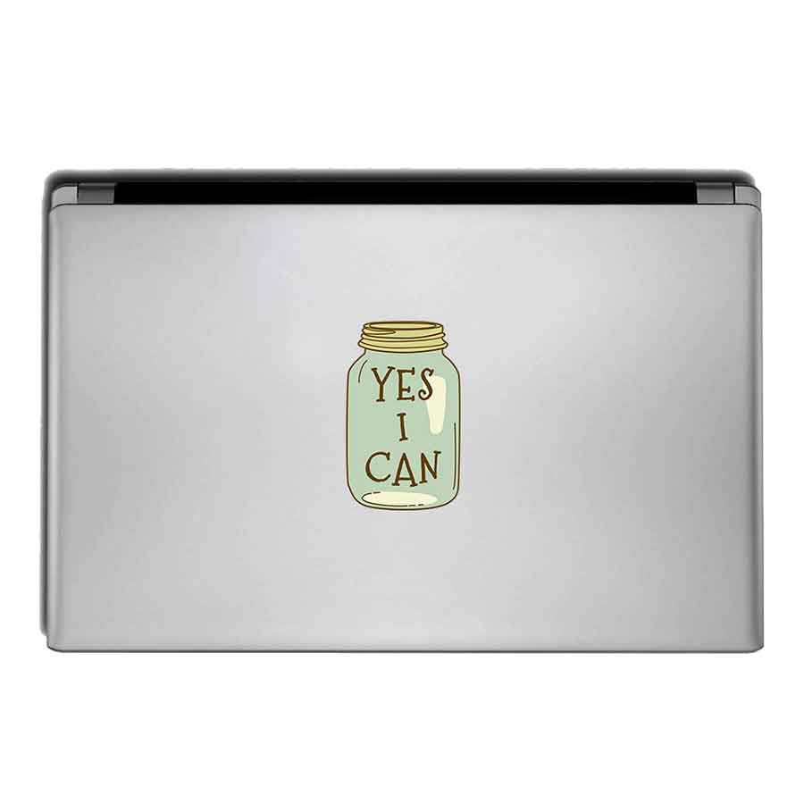 Yes I Can, Canning Season 2.5x4 Inch Sticker for Garden Farmers and Homesteaders