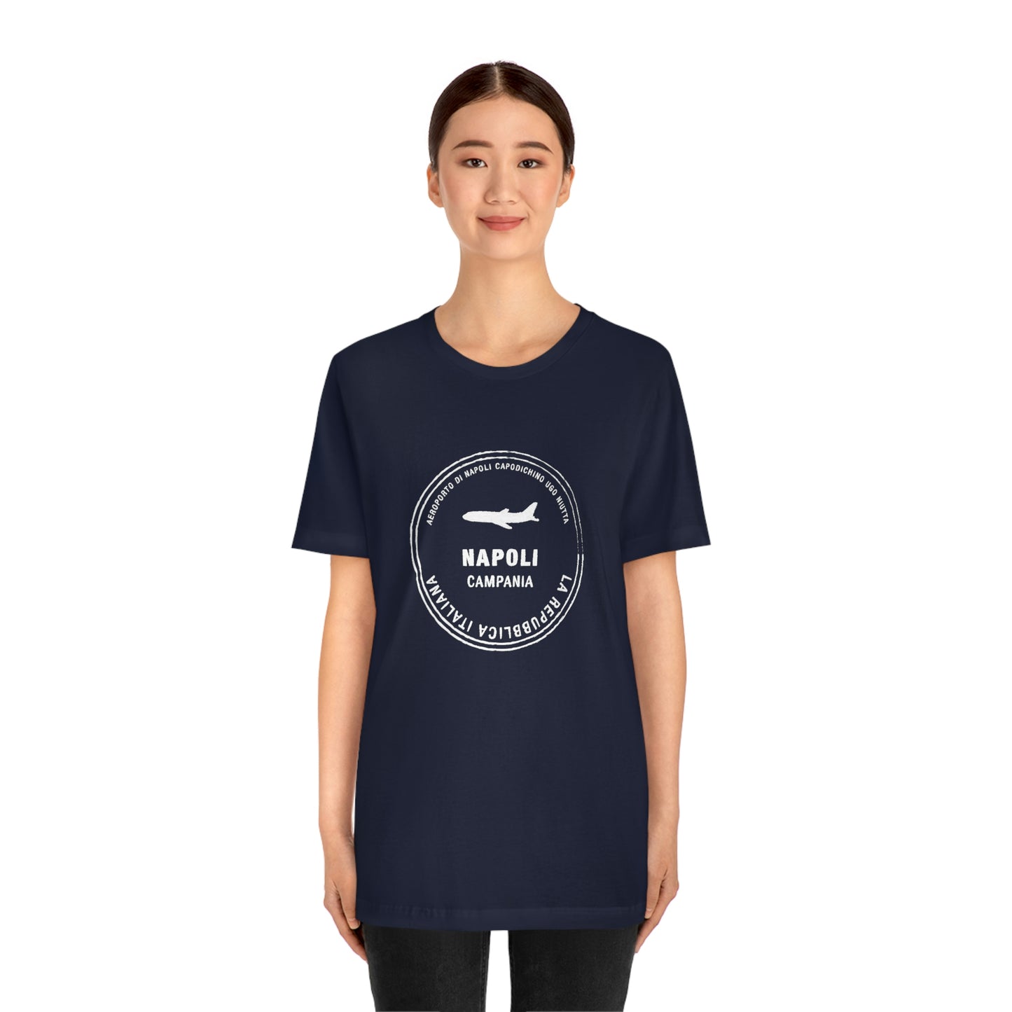 Naples Italy Passport Stamp Vacation Travel Souvenir Unisex T-shirt