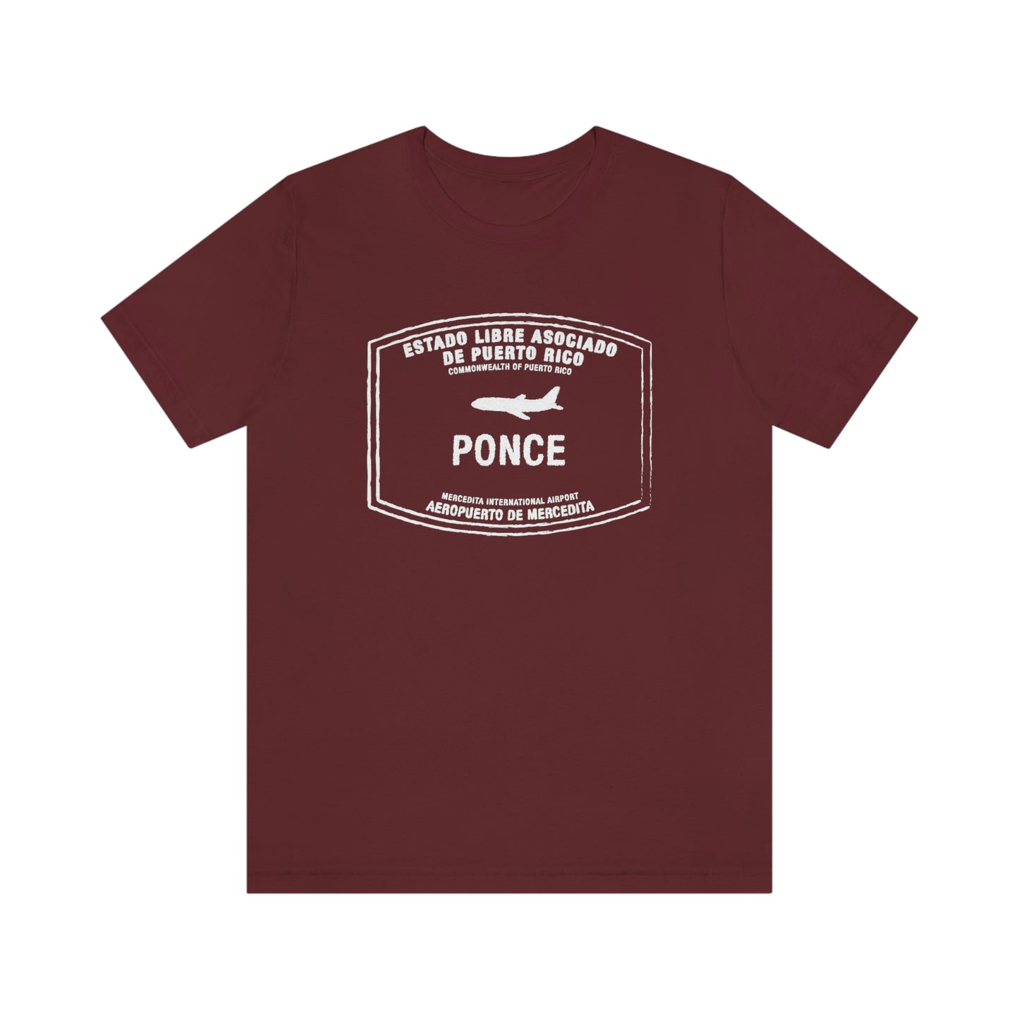 Ponce Puerto Rico Passport Stamp Vacation Travel Unisex T-shirt