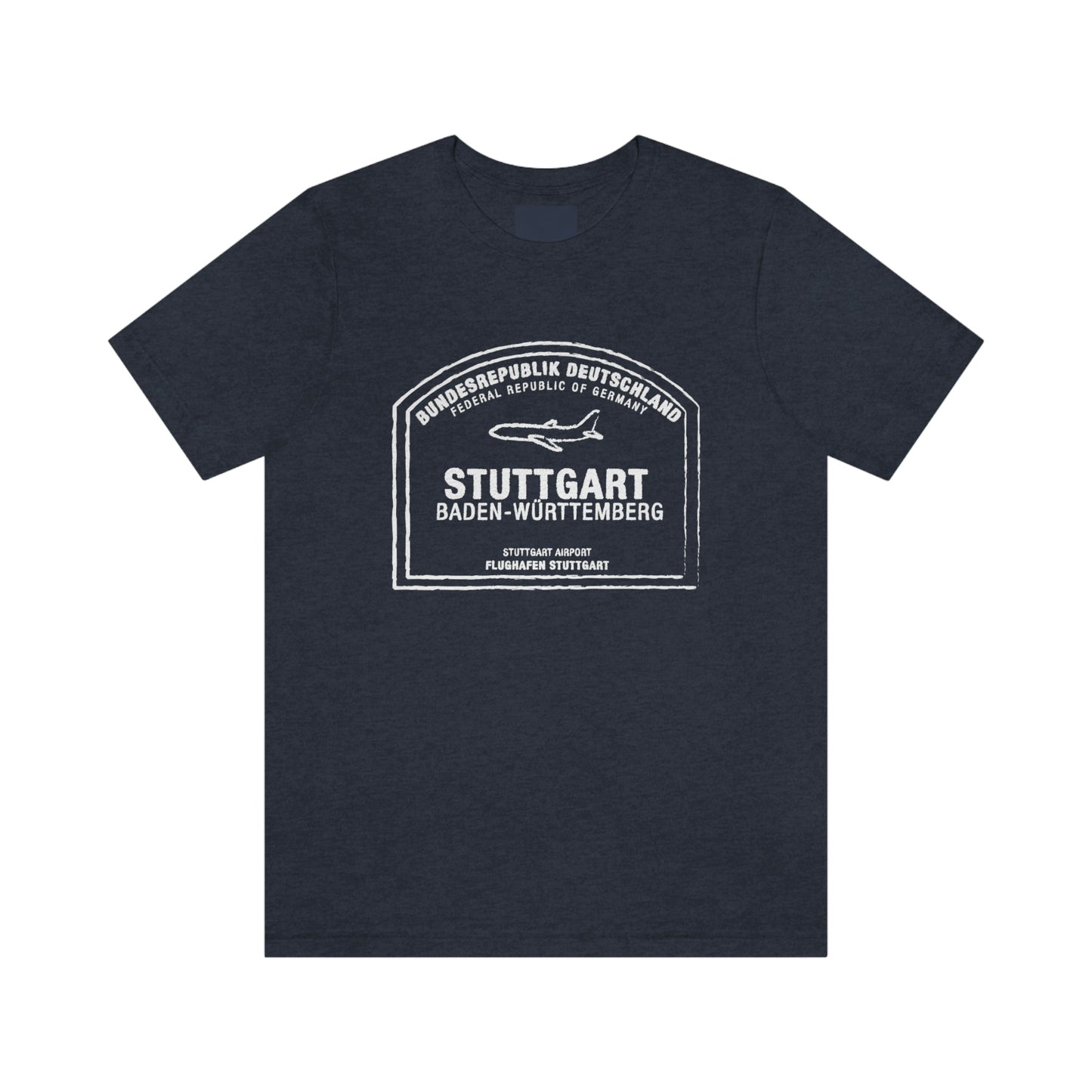 Stuttgart Germany Passport Stamp Vacation Travel Unisex T-shirt