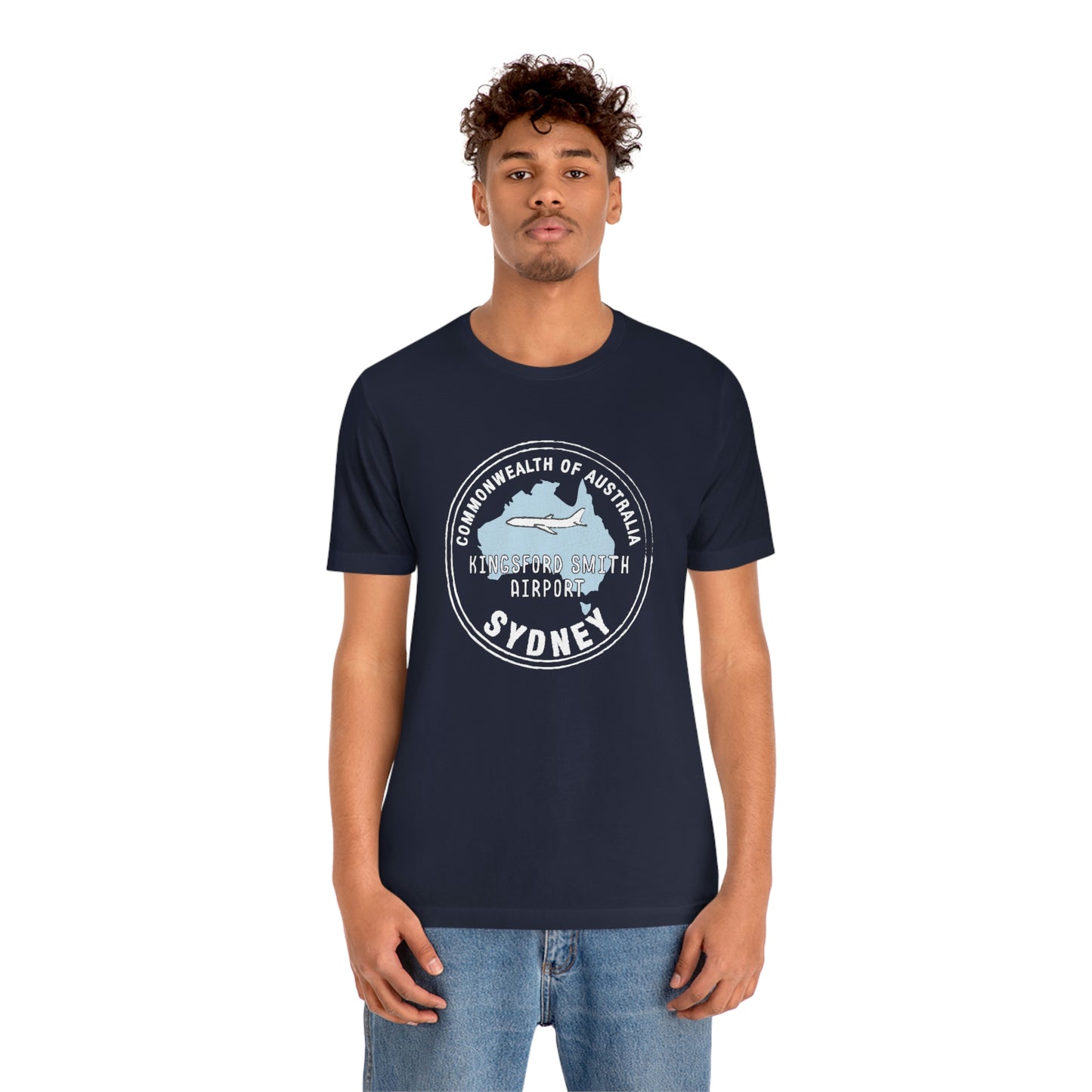 Sydney Australia Passport Stamp Vacation Travel Souvenir Unisex T-shirt