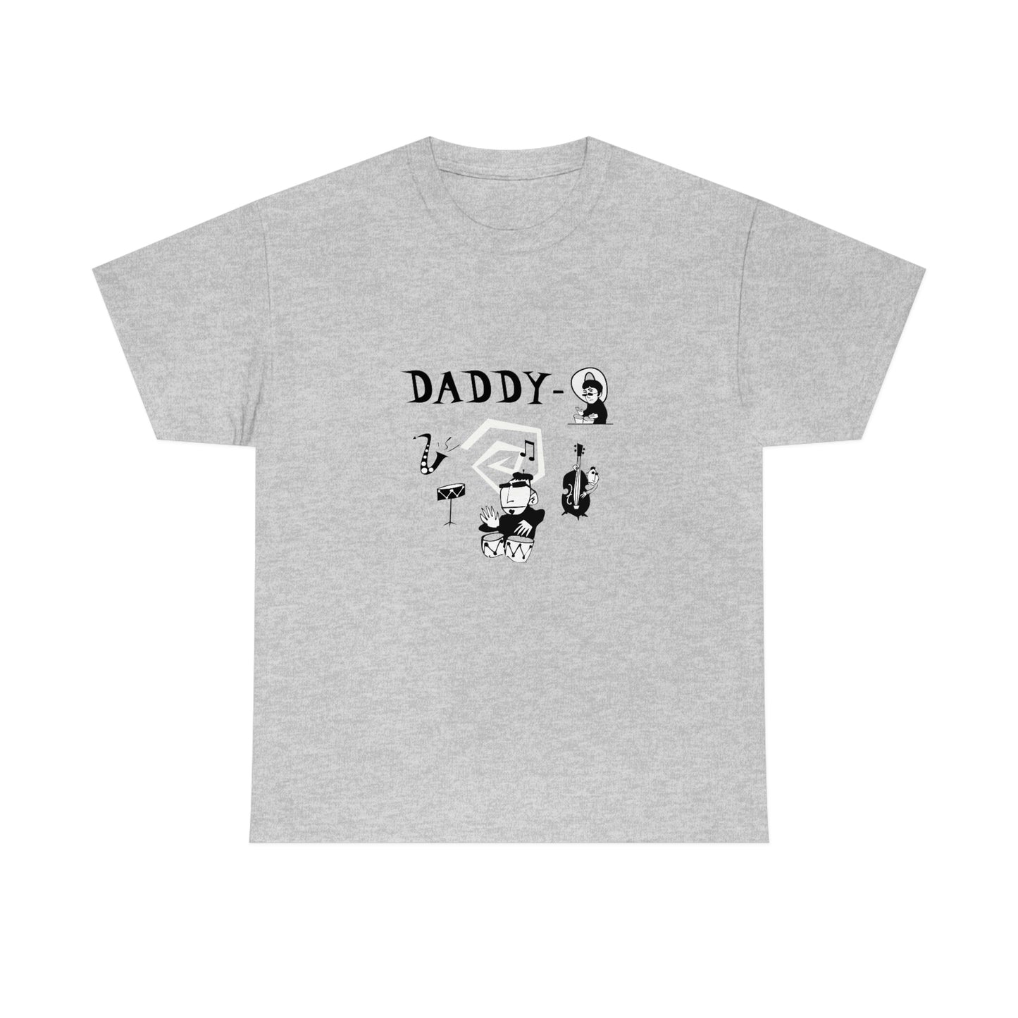 Father's Day Shirt - Cool Daddy-O Beatnik Heavy Cotton Tee Light Colors