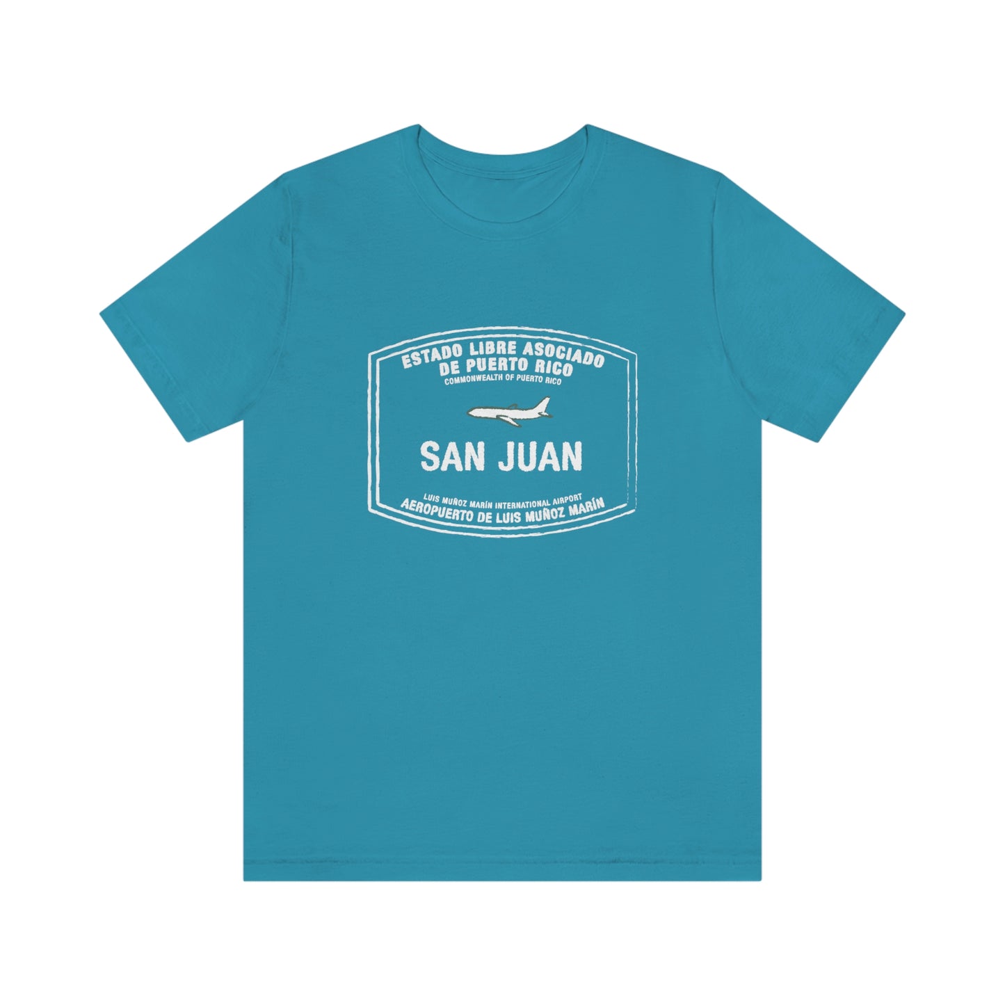 San Juan Puerto Rico Passport Stamp Vacation Travel Unisex T-shirt