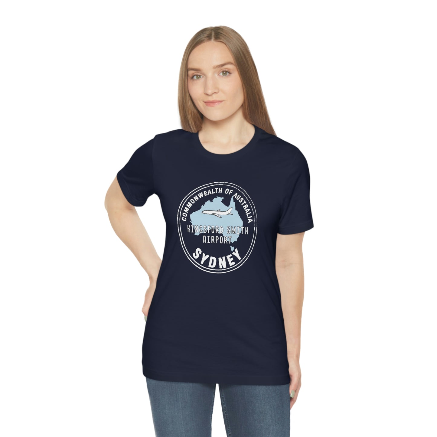 Sydney Australia Passport Stamp Vacation Travel Souvenir Unisex T-shirt