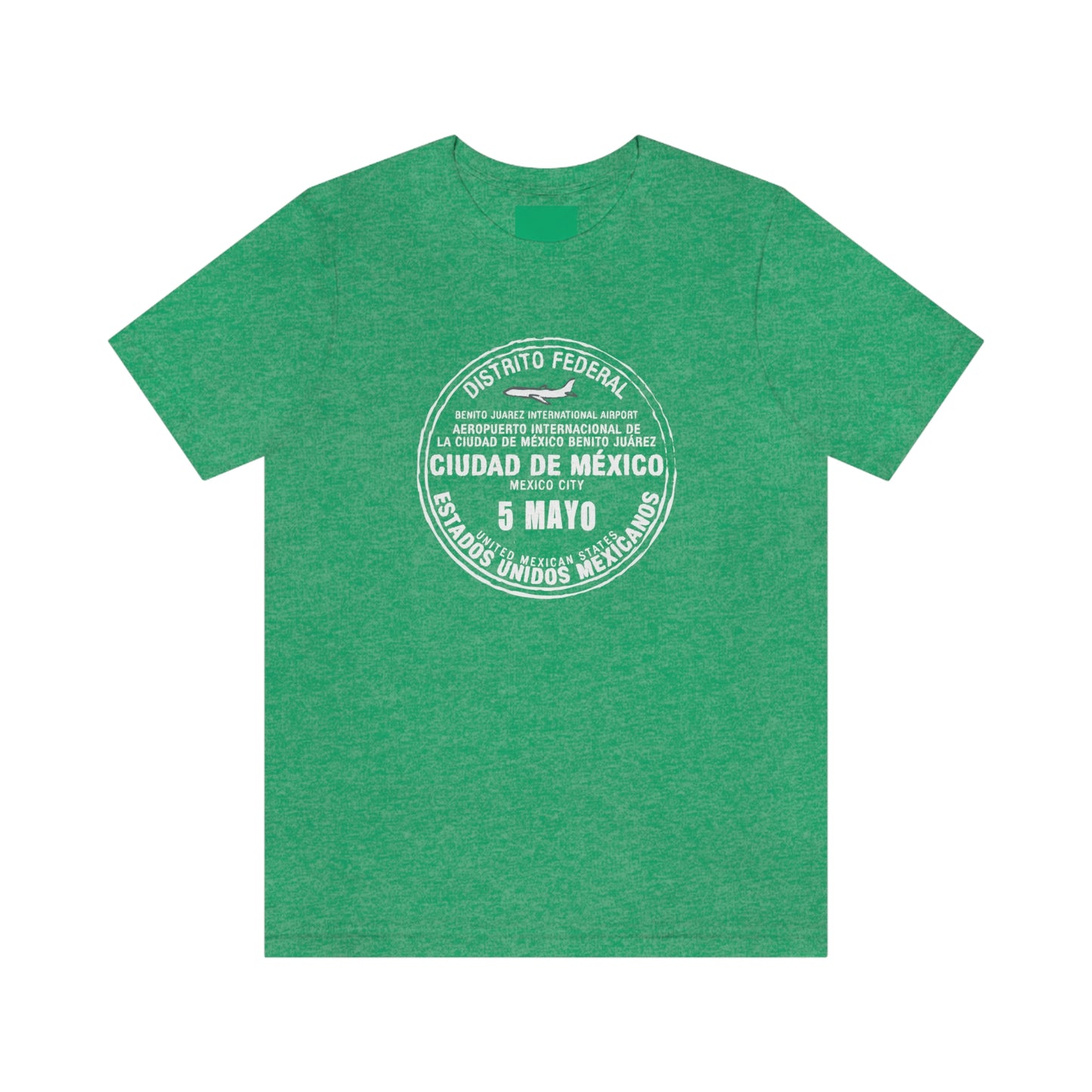 Mexico City May 5 Passport Stamp Travel Unisex T-shirt