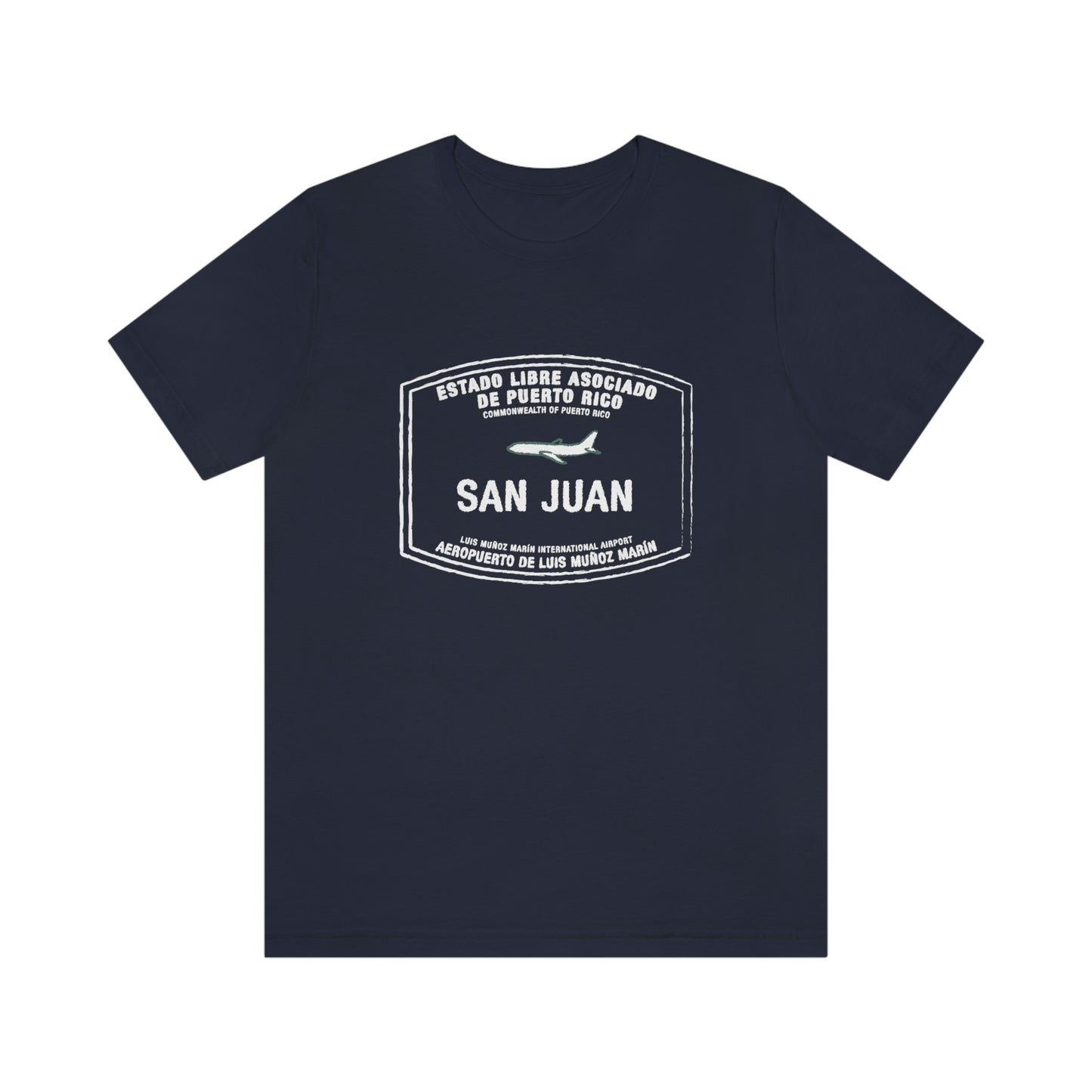 San Juan Puerto Rico Passport Stamp Vacation Travel Unisex T-shirt