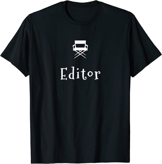 Film Editor T-Shirt Gift for Movie Lovers