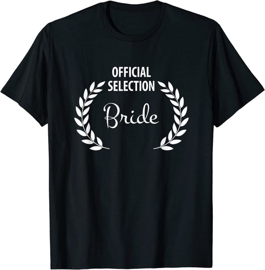 Official Selection Bride Film Laurel T-Shirt for Weddings