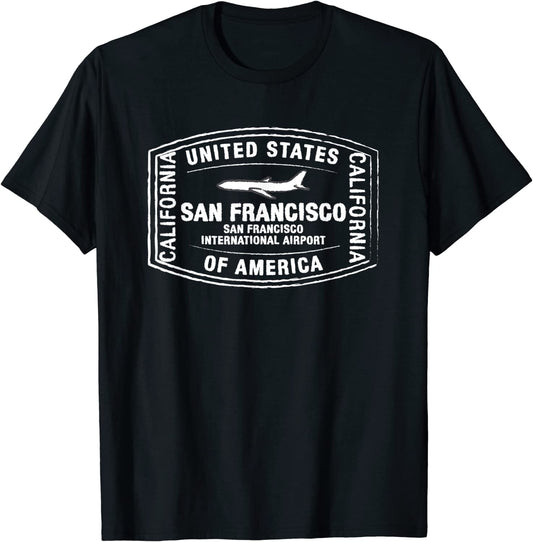 San Francisco USA Passport Stamp Holiday Travel T-shirt
