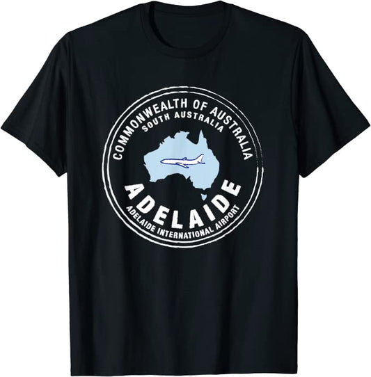 Adelaide Australia Passport Stamp Vacation Travel T-shirt