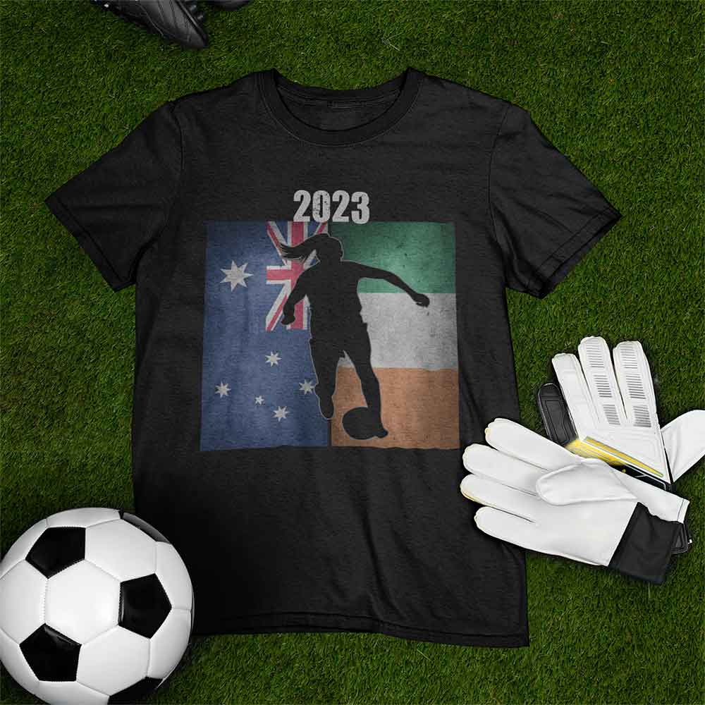 Women's Australia vs Ireland Game 2023 Soccer Team Unisex Softstyle T-Shirt