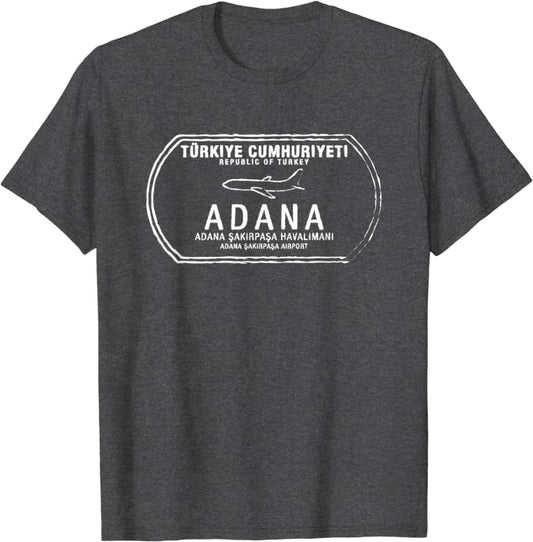 Adana Turkey Passport Stamp Travel T-shirt