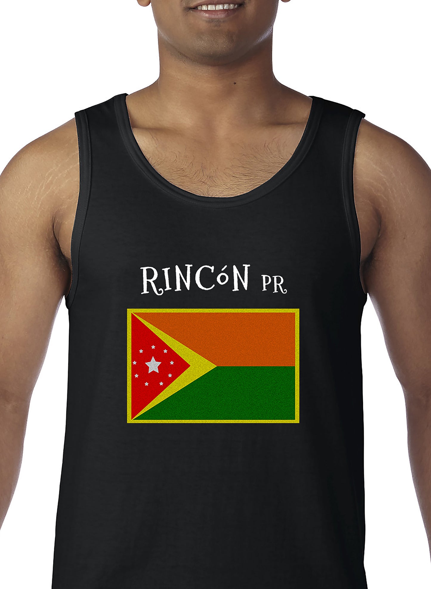 Rincon Puerto Rico Flag Tank Top for Surfers