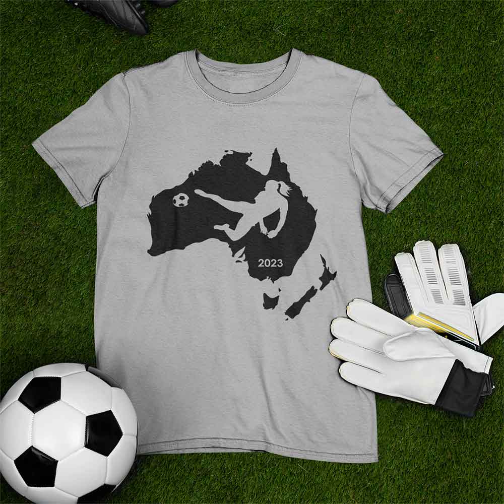 Womens and Girls Volley Kicking Soccer Ball for Teams Unisex Softstyle T-Shirt