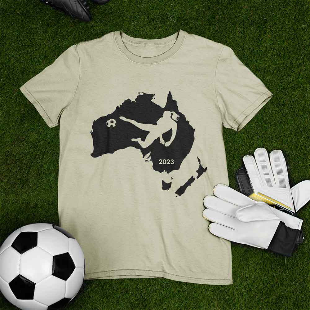 Womens and Girls Volley Kicking Soccer Ball for Teams Unisex Softstyle T-Shirt