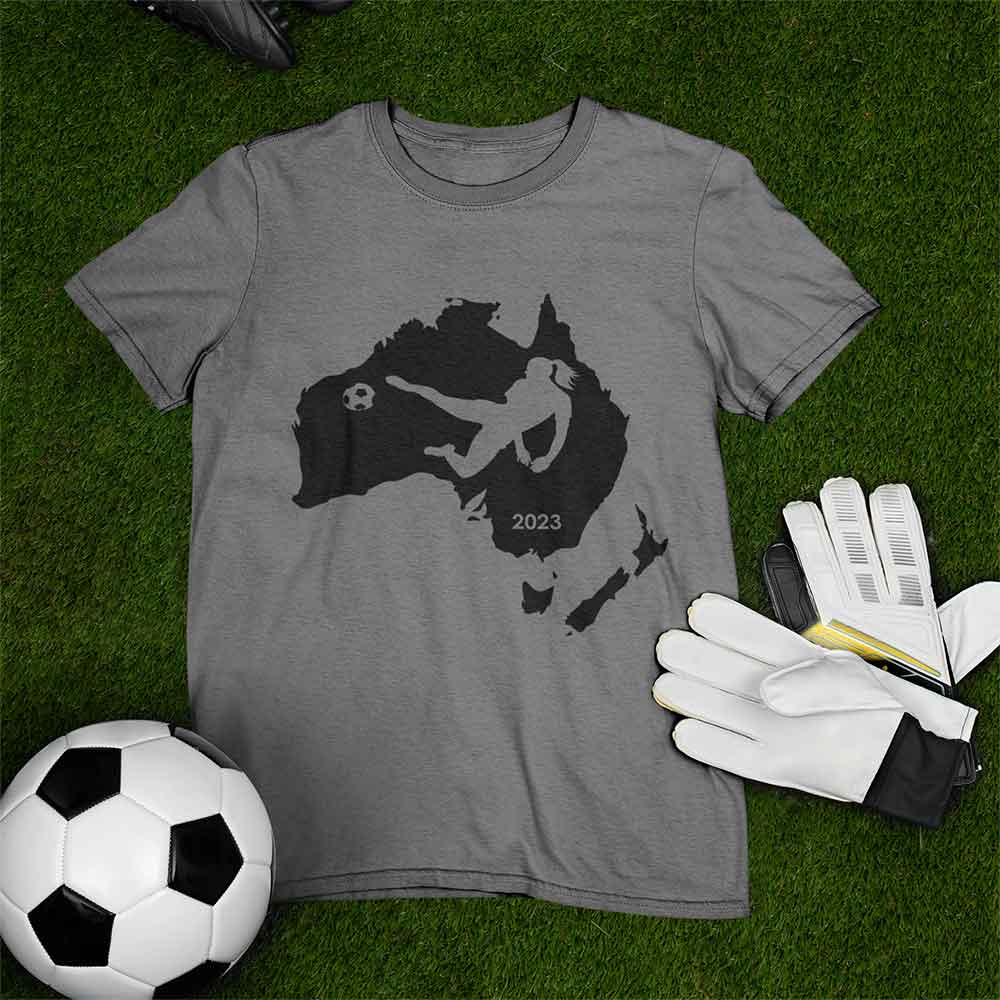 Womens and Girls Volley Kicking Soccer Ball for Teams Unisex Softstyle T-Shirt