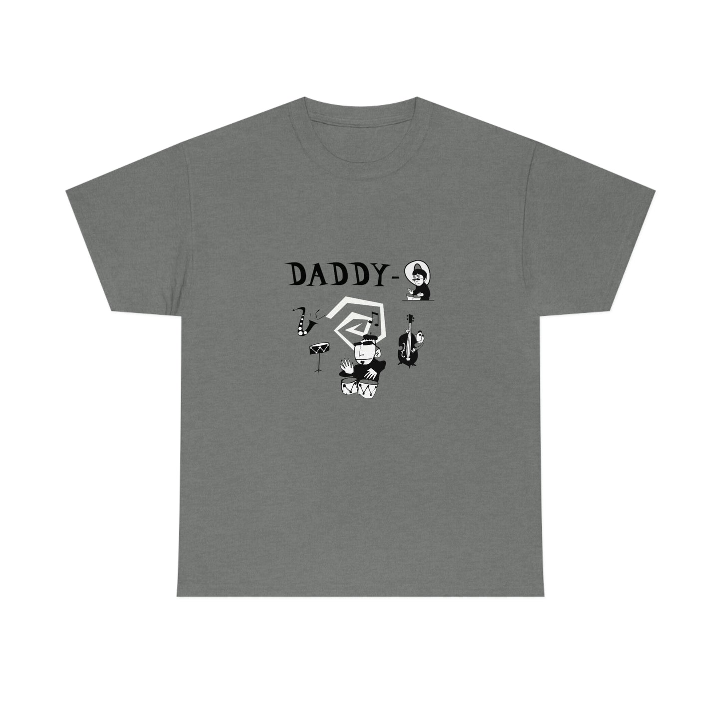 Father's Day Shirt - Cool Daddy-O Beatnik Heavy Cotton Tee Light Colors