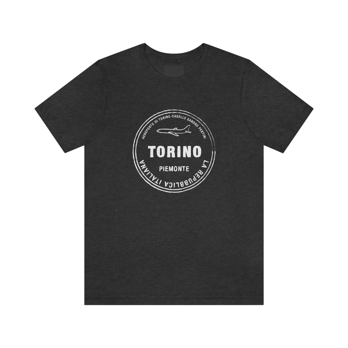 Turin Torino Italy Passport Stamp Vacation Travel Souvenir Unisex T-shirt