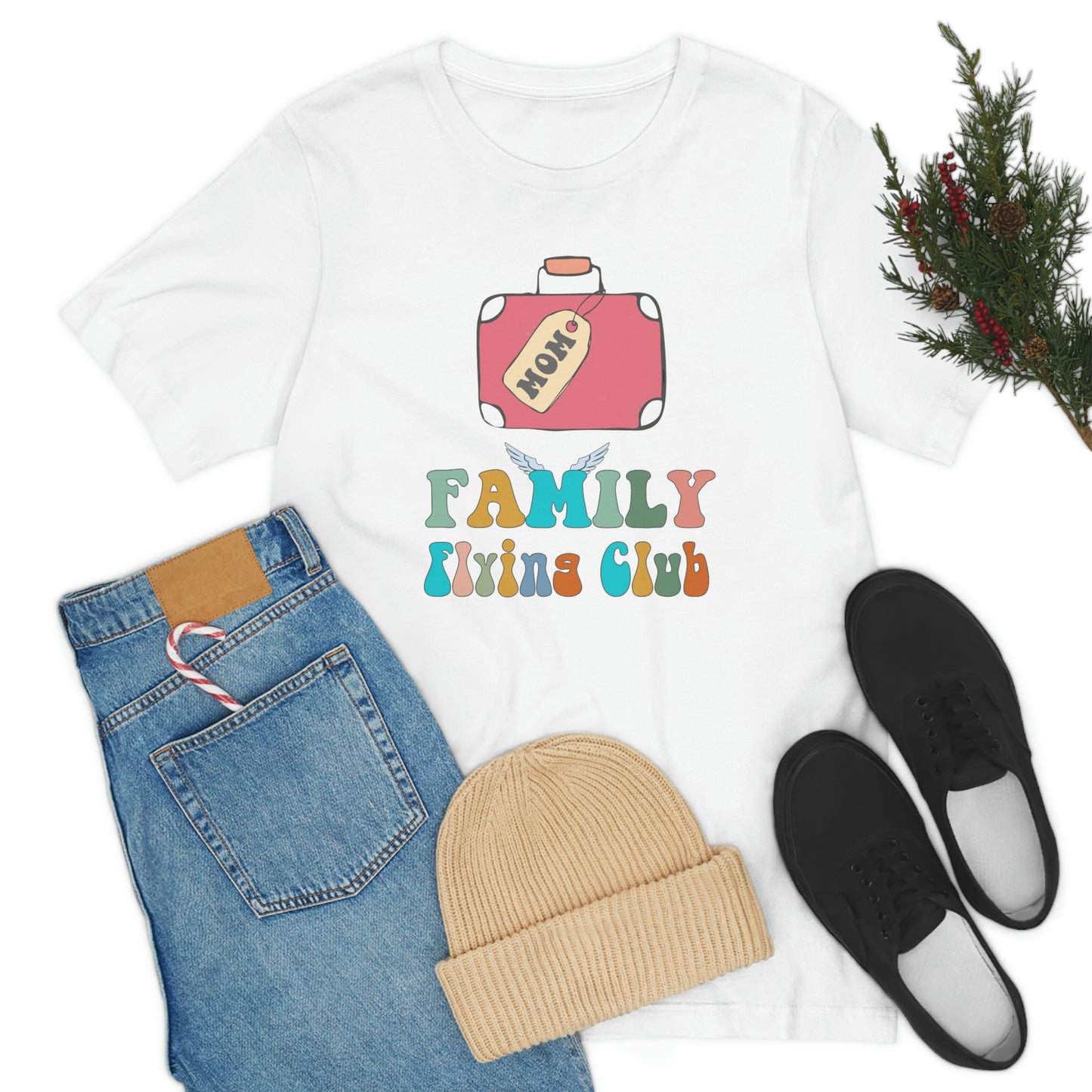 Family Flying Club - Mom - Family Matching Shirt Unisex Tee