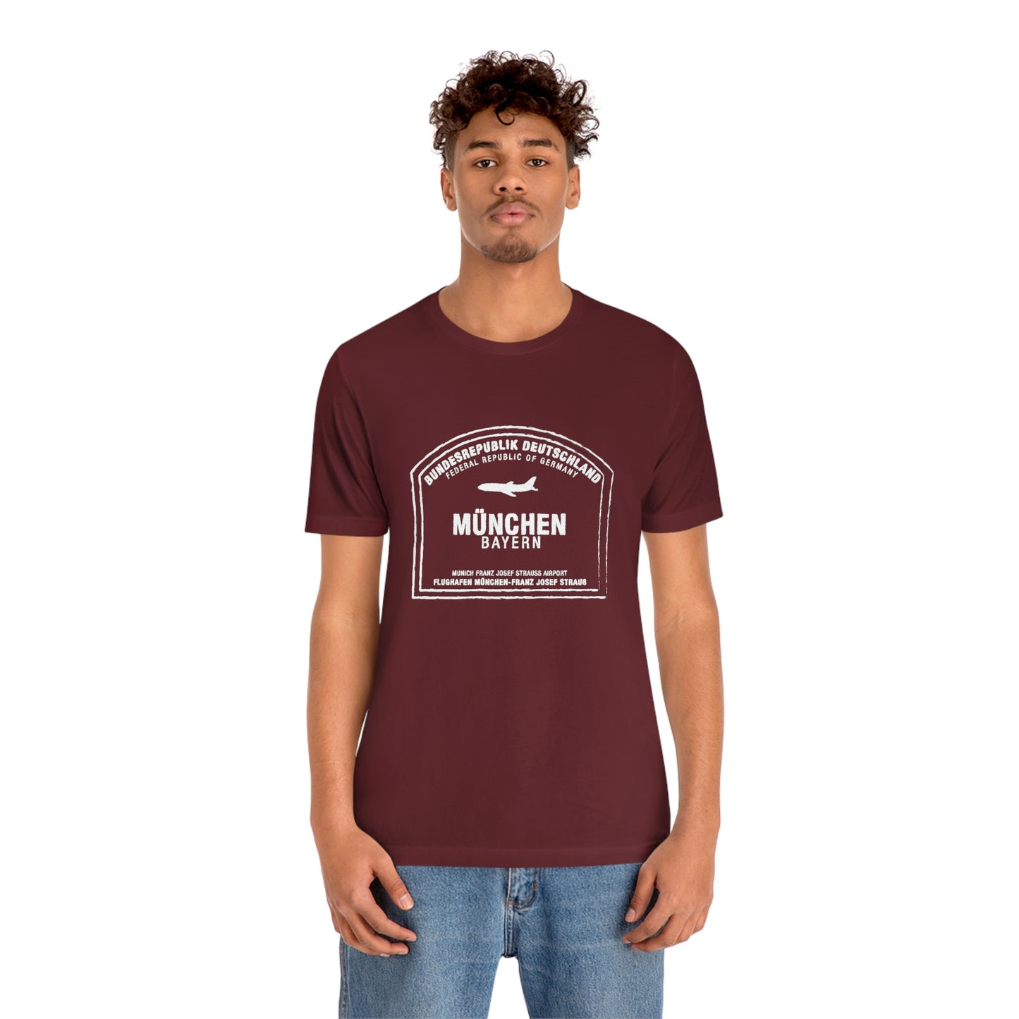 Munich Germany Passport Stamp Holiday Travel Souvenir Unisex T-shirt